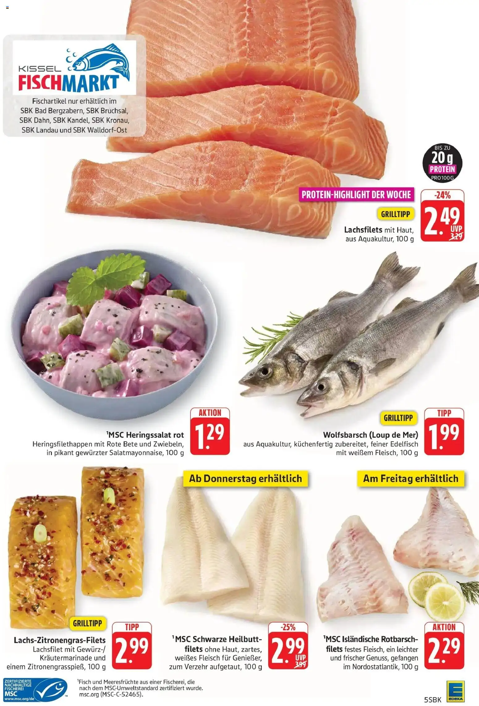 Edeka Prospekt Walldorf (ab 31.08.2026) » Angebote Online | Seite: 5 | Produkte: Bad, Fisch, Meeresfrüchte, Fleisch