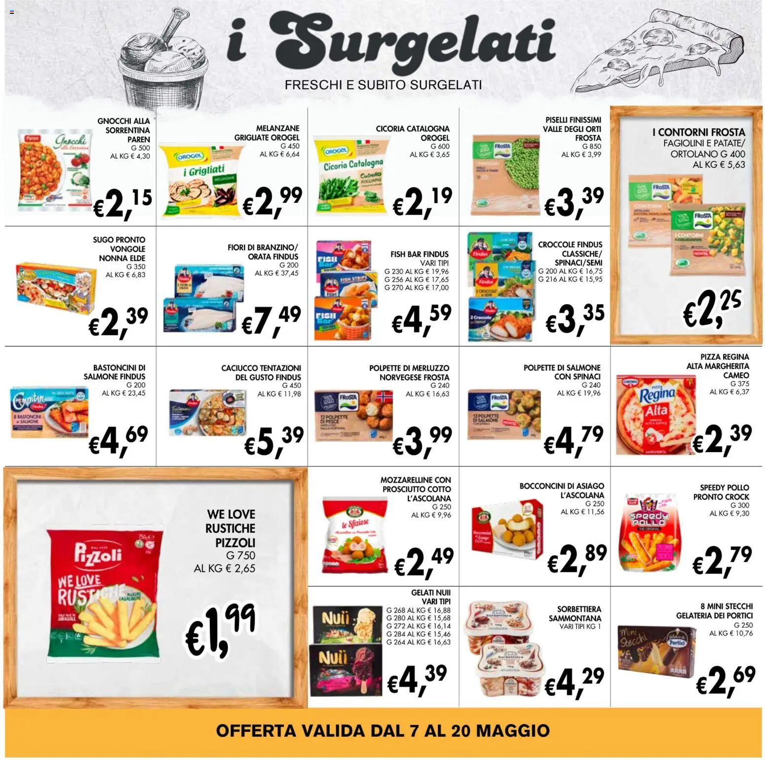 Volantino Coal del 07.05.2026 | Pagina: 10 | Prodotti: Vongole, Orata, Piselli, Fagiolini