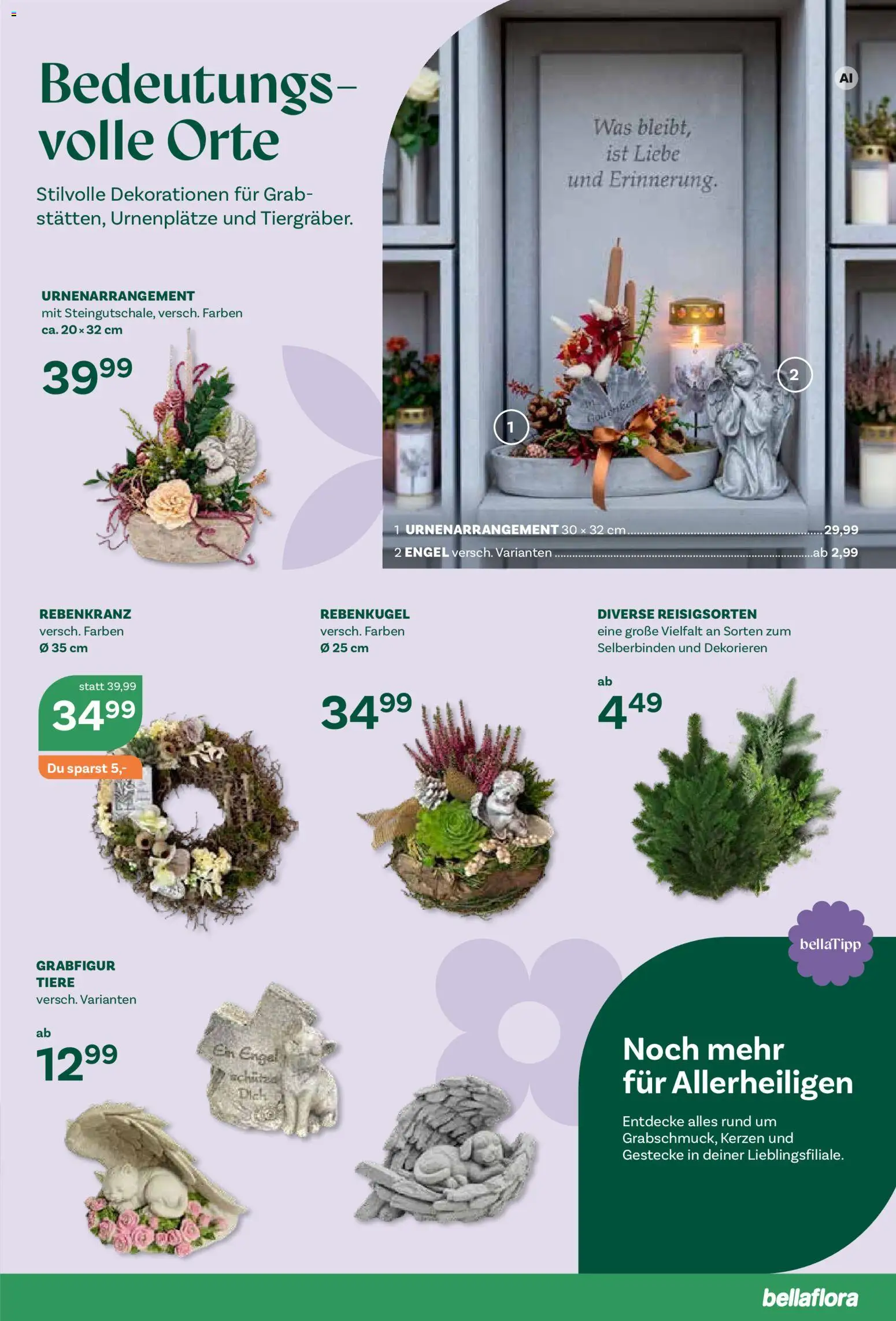 bellaflora Flugblatt gültig ab 22.10.2026 | Seite: 3 | Produkte: Kerzen