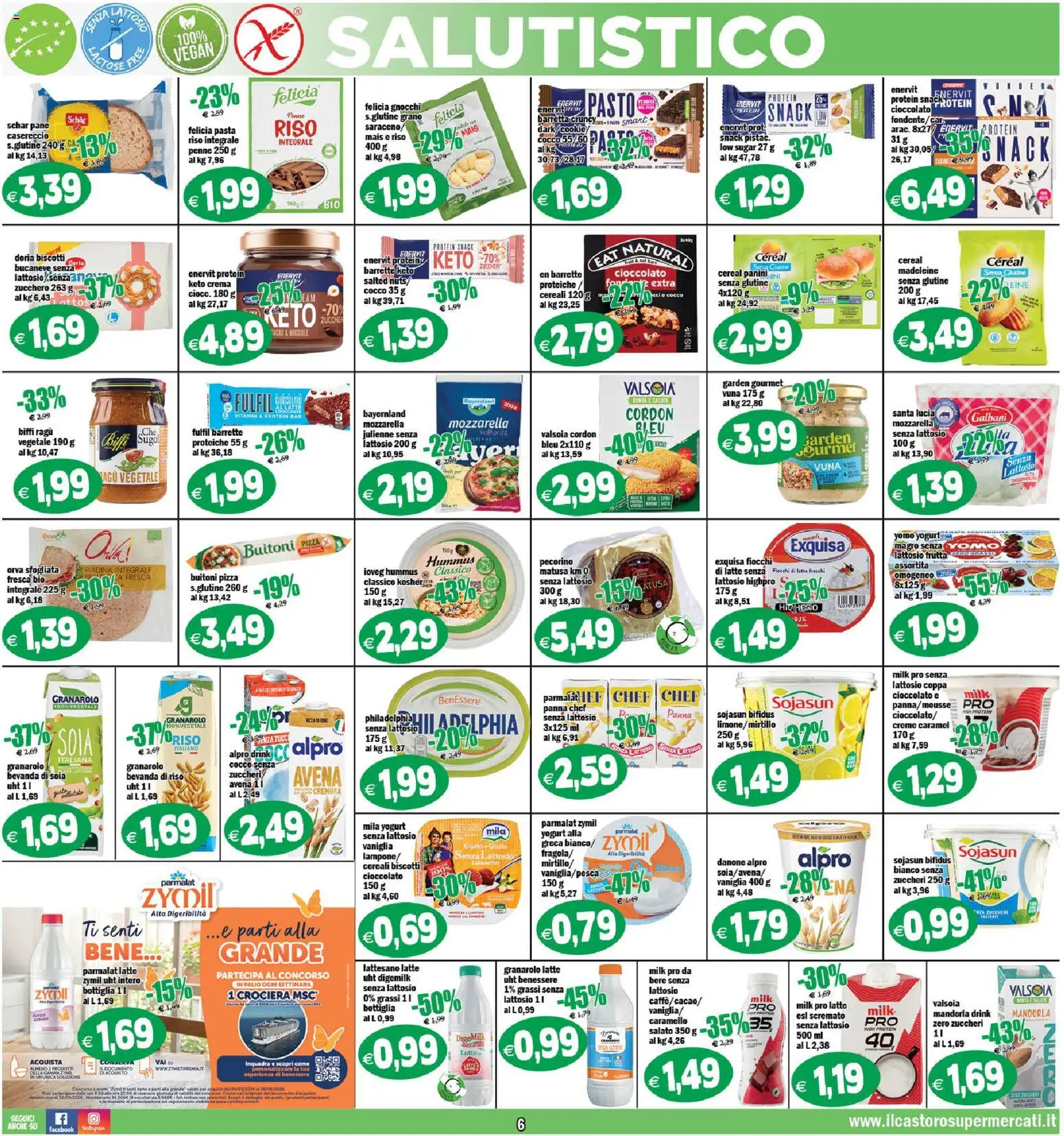 Volantino Il Castoro del 08.05.2026 | Pagina: 6 | Prodotti: Biscotti, Ragú, Cocco, Gnocchi