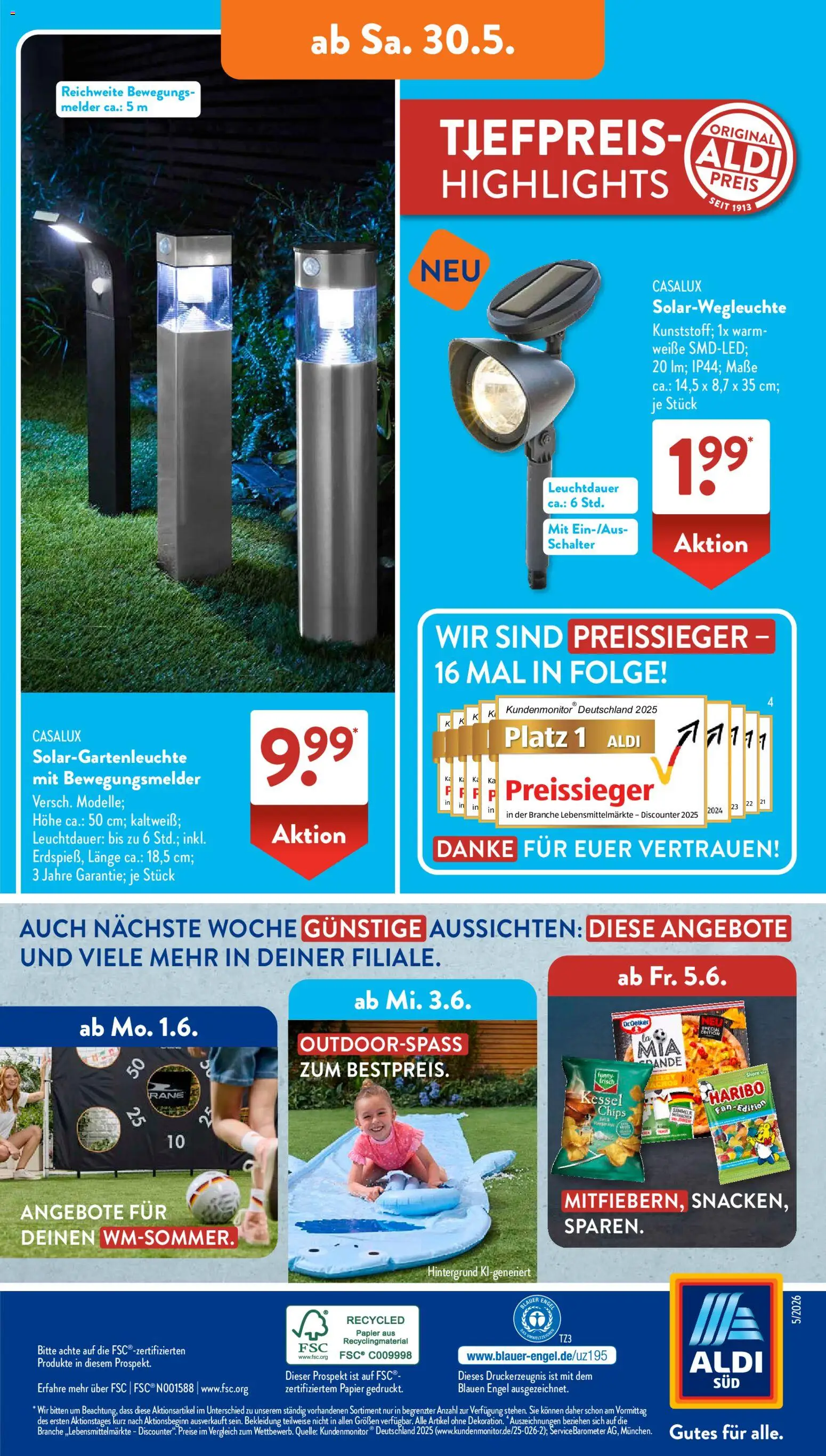 Aldi Süd Prospekt 	 – gültig ab 26.05.2026 | Seite: 17 | Produkte: Bekleidung, Chips