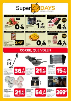 Vista previa Supeco folleto válido desde el 18.06.2026 | Página: 3 | Productos: Audio, Cafetera, Aspiradora