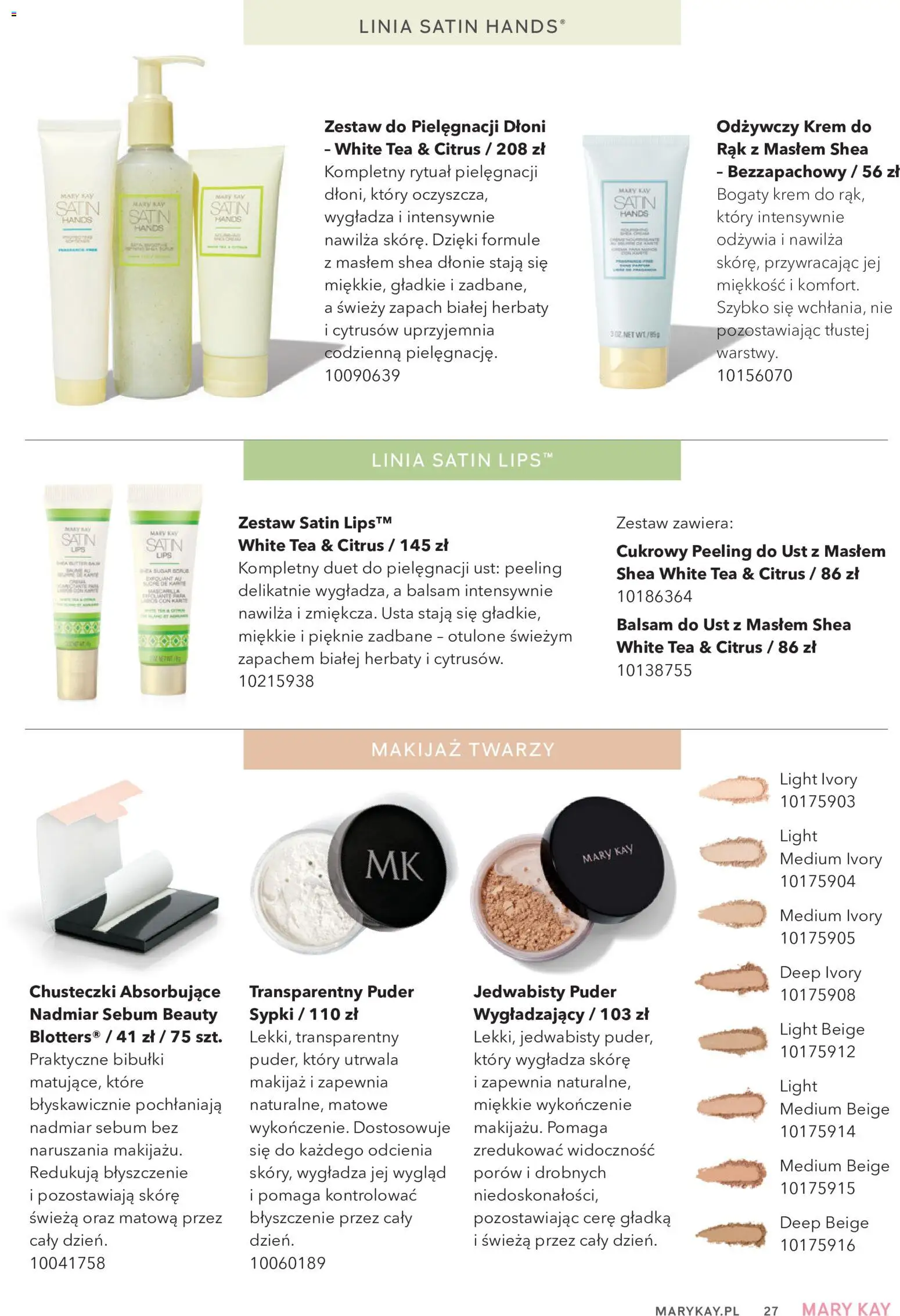Mary Kay Katalog od 15.07.2026 | Strona: 27 | Produkty: Zapach, Makijaż, Puder, Peeling