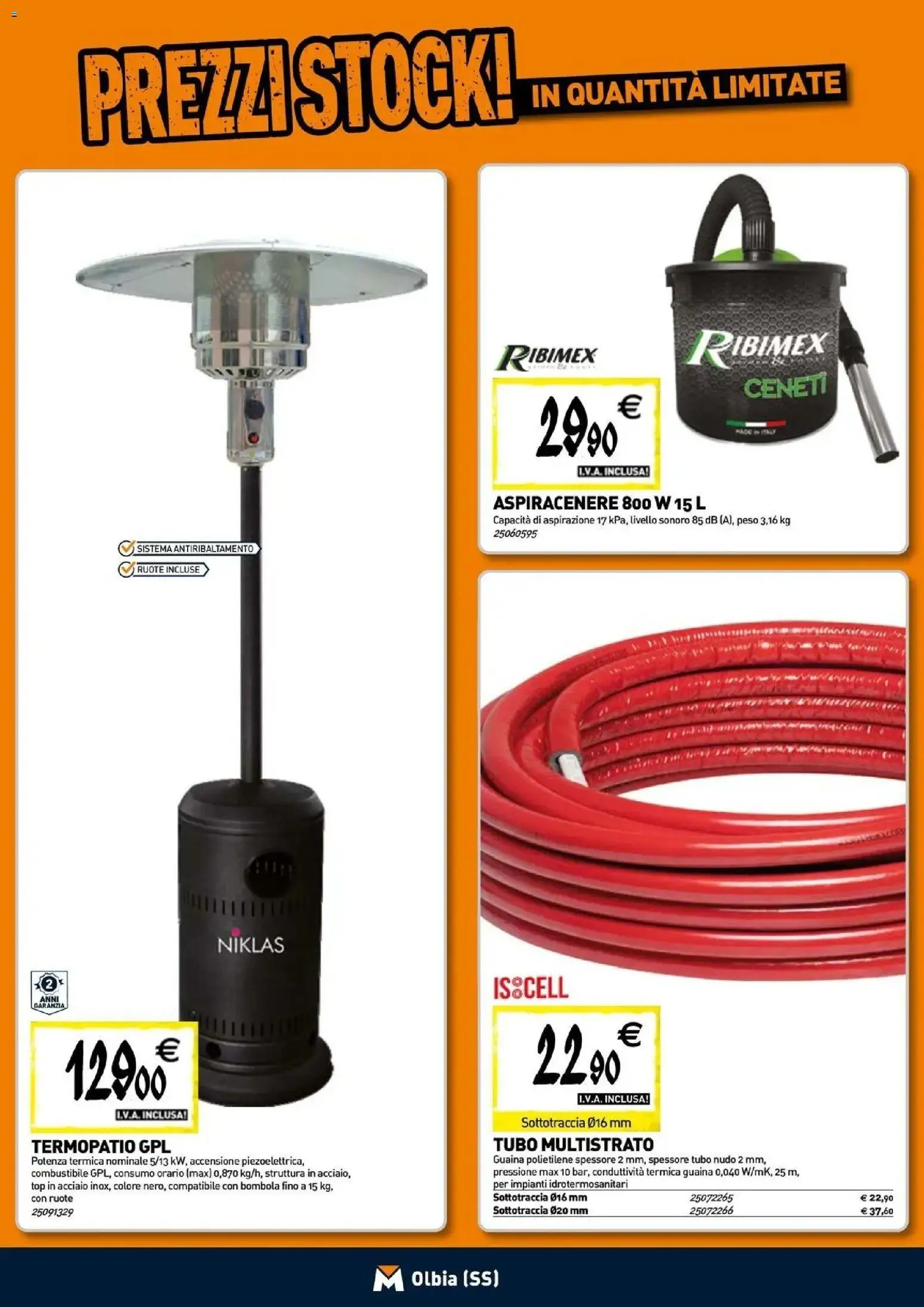 Nuovo TECNOMAT catalogo Olbia dal 24/09/2026 > offerte anteprima 🛍️ | Pagina: 9 | Prodotti: Top, Tubo, Aspiracenere