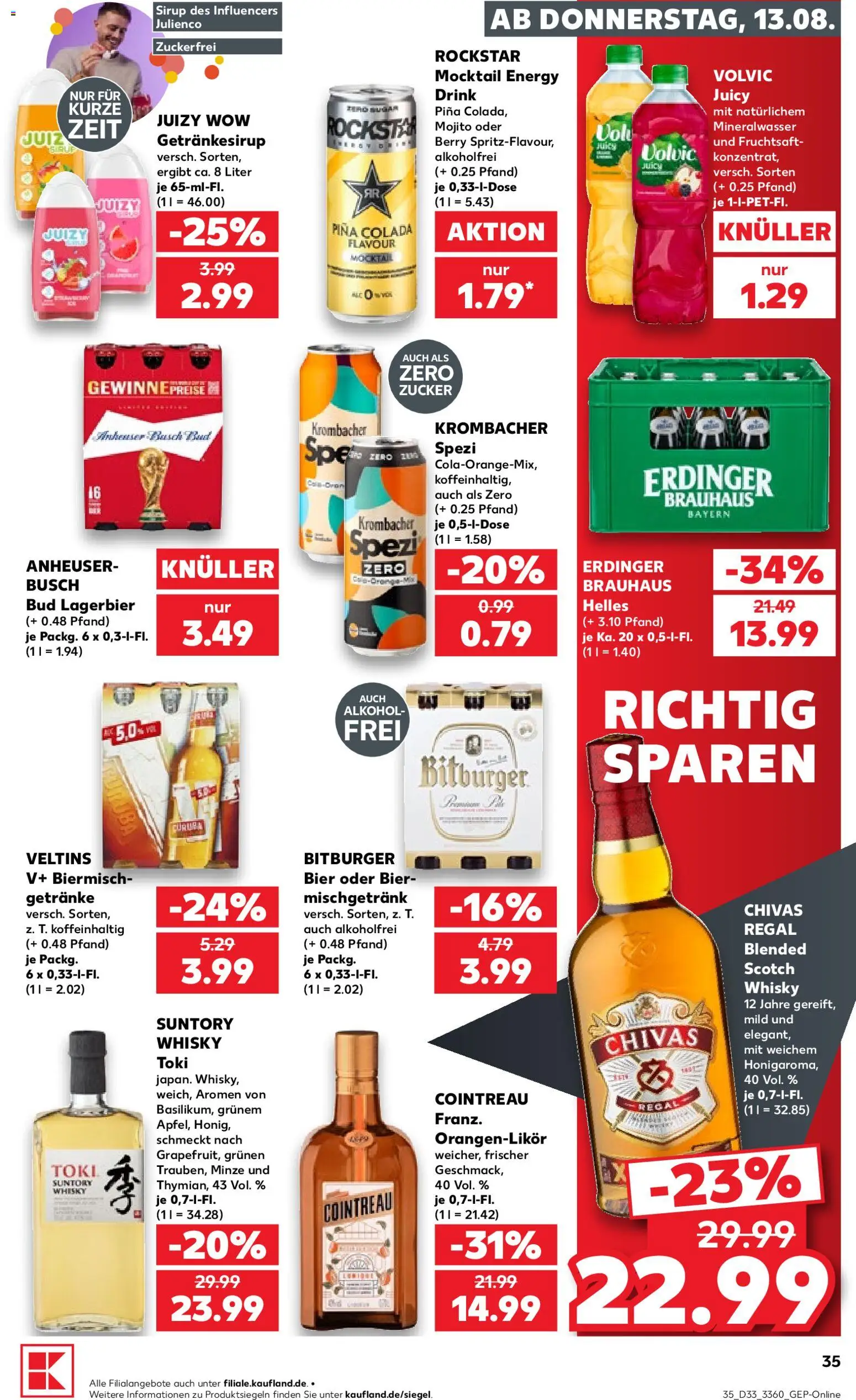 Kaufland Německo leták od 13.08.2026 | Strana: 35