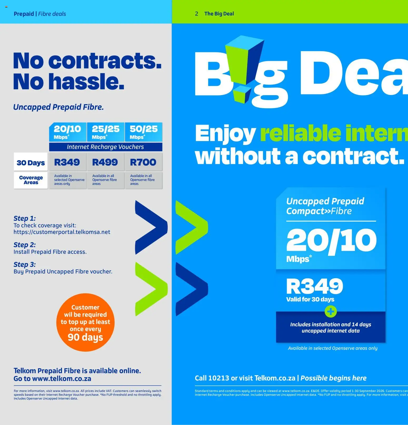 New Telkom catalogue – valid from 07/09/2026 | Page: 2 | Products: Data, Switch