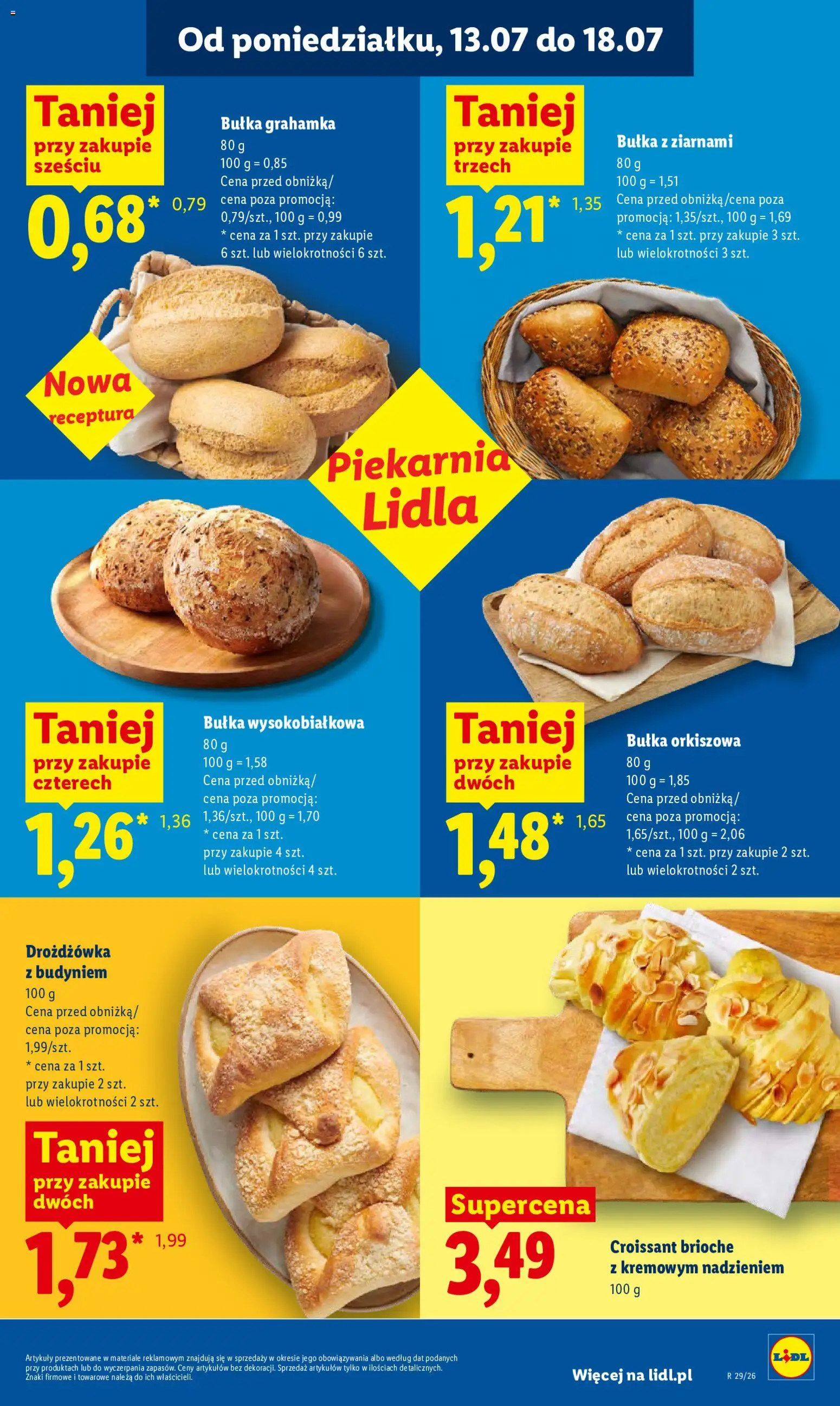 Lidl Polsko leták od 13.07.2026 | Strana: 69 | Produkty: Croissant