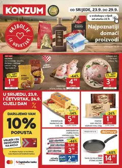 Konzum HR akciós újság - amely érvényes a következő dátumtól: 2026.09.23.