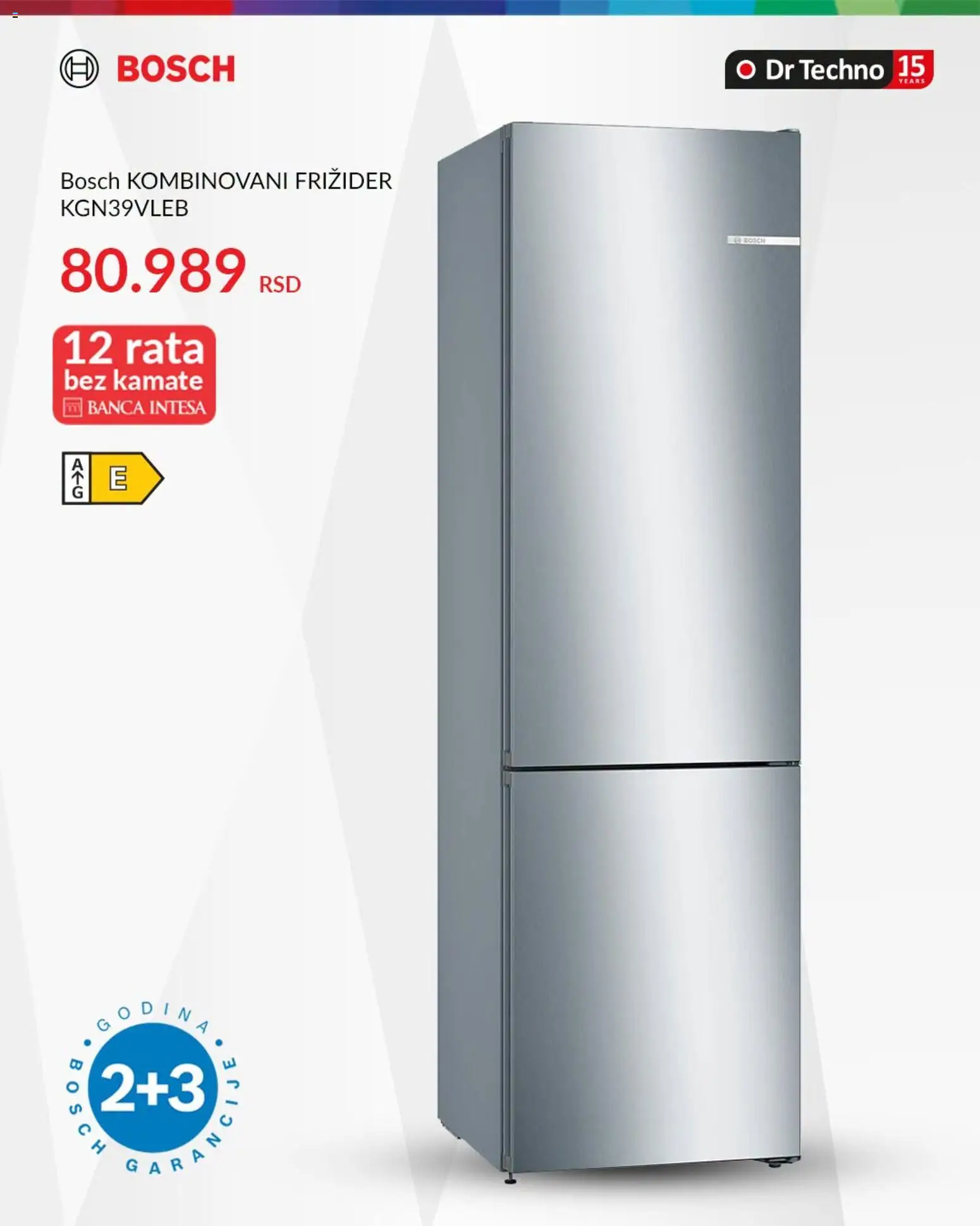 Dr Techno katalog - važi od 30.06.2026 | Strana: 7 | Proizvode: Bosch, Kombinovani frižider, Frižider