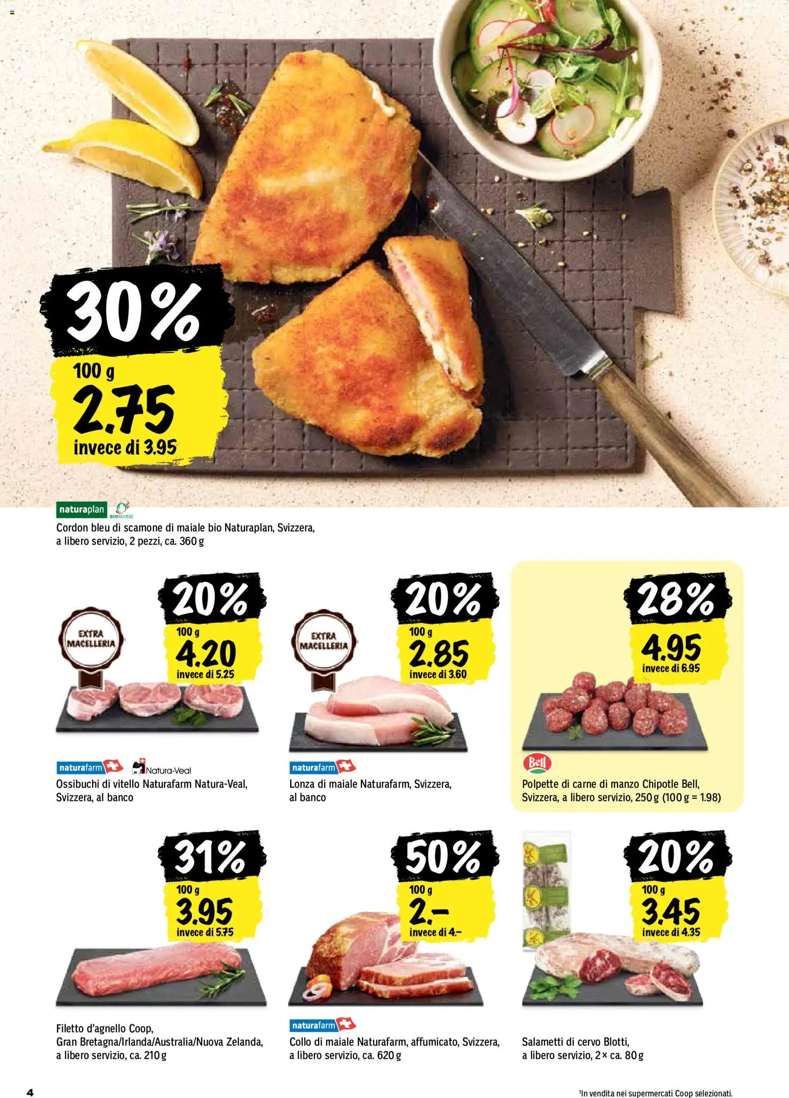 Coop aktionen IT – gültig ab 10.09.2026 | Seite: 4 | Produkte: Salami
