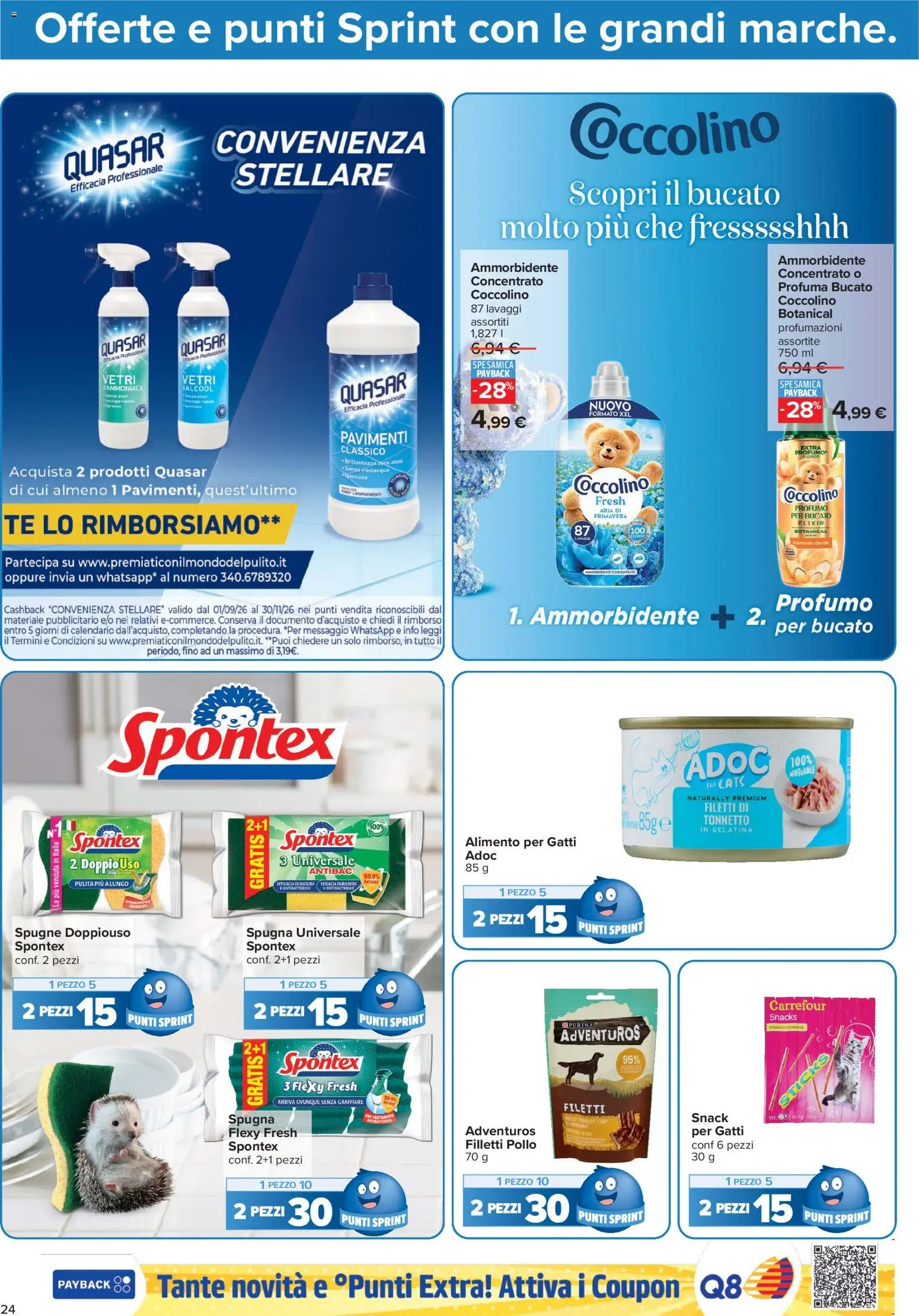 Volantino Carrefour del 23/10/2026 | Pagina: 26 | Prodotti: Spugna, Pollo, Spugne, Profumo