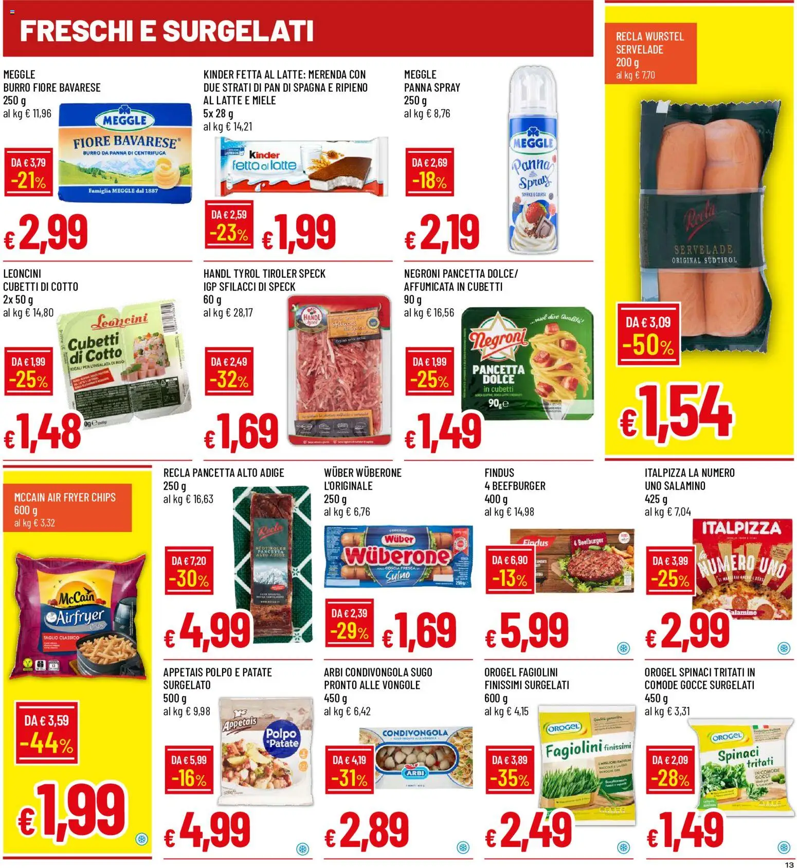 Volantino Galassia del 23/07/2026 | Pagina: 13 | Prodotti: Riso, Polpo, Latte, Burro