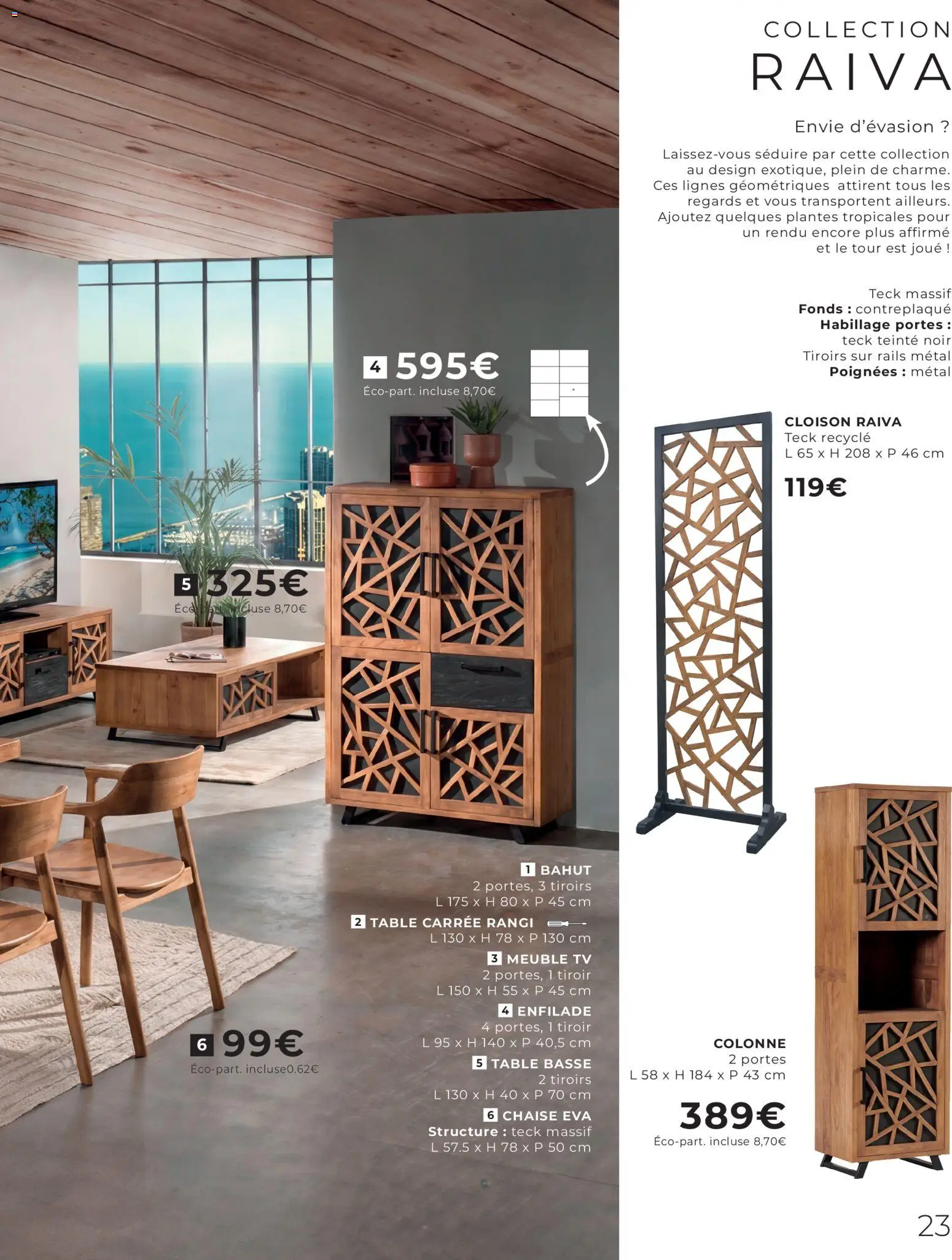 {H1} | Page: 23 | Produits: Meuble, Poignées, Table, Tiroirs