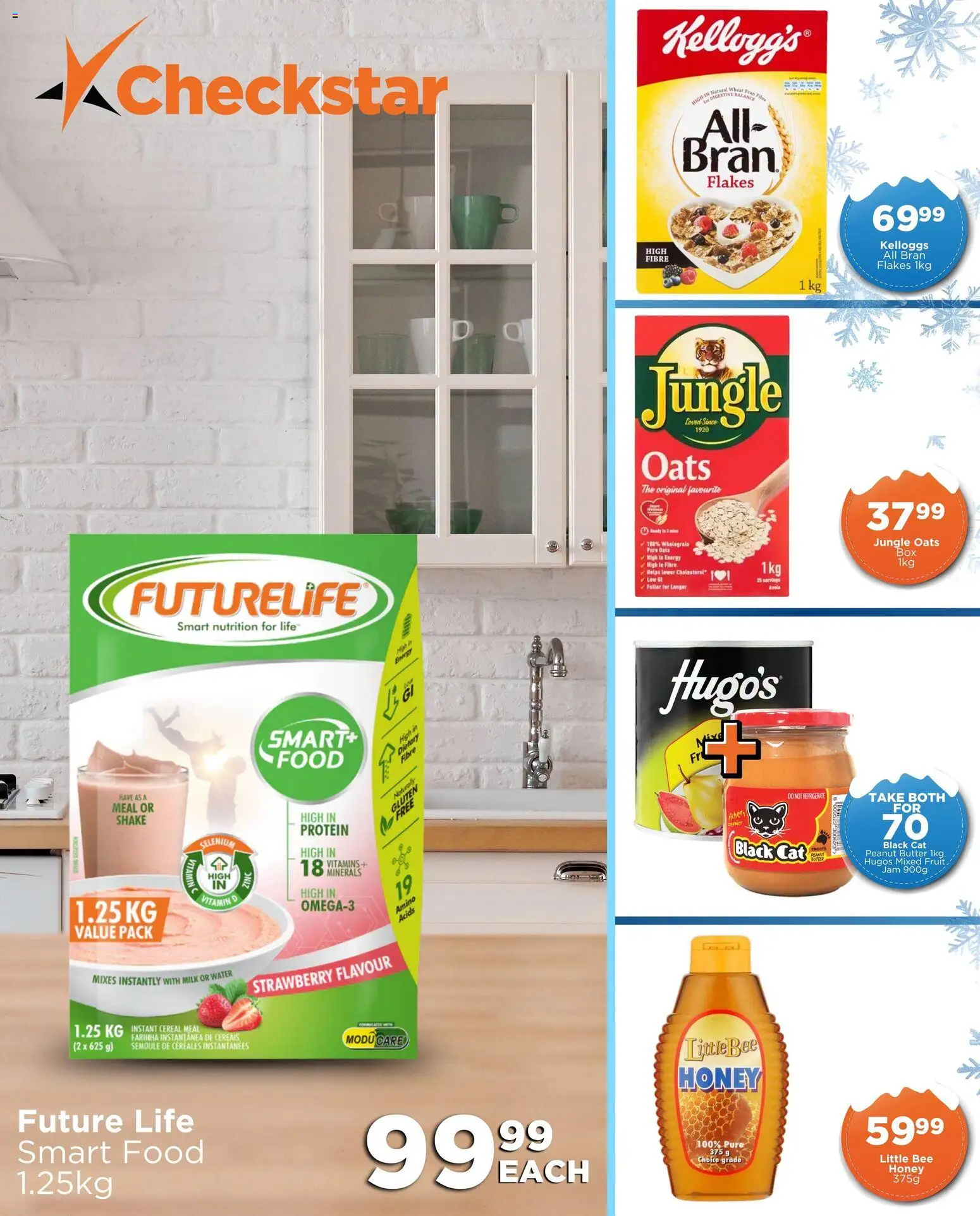 New Check Star catalogue – valid from 12/08/2026 | Page: 5 | Products: Butter, Flakes, Peanut butter, Water