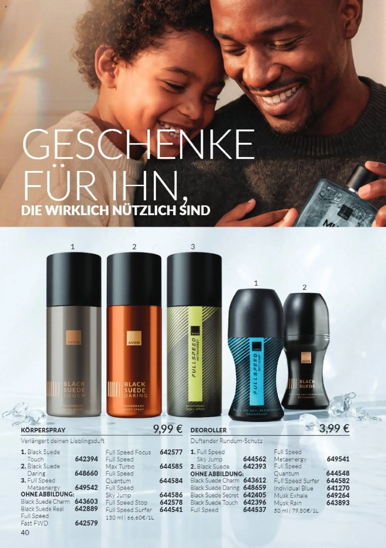 Avon Black Friday – gültig ab 01.11.2026 | Seite: 40 | Produkte: Deodorant, Körperspray