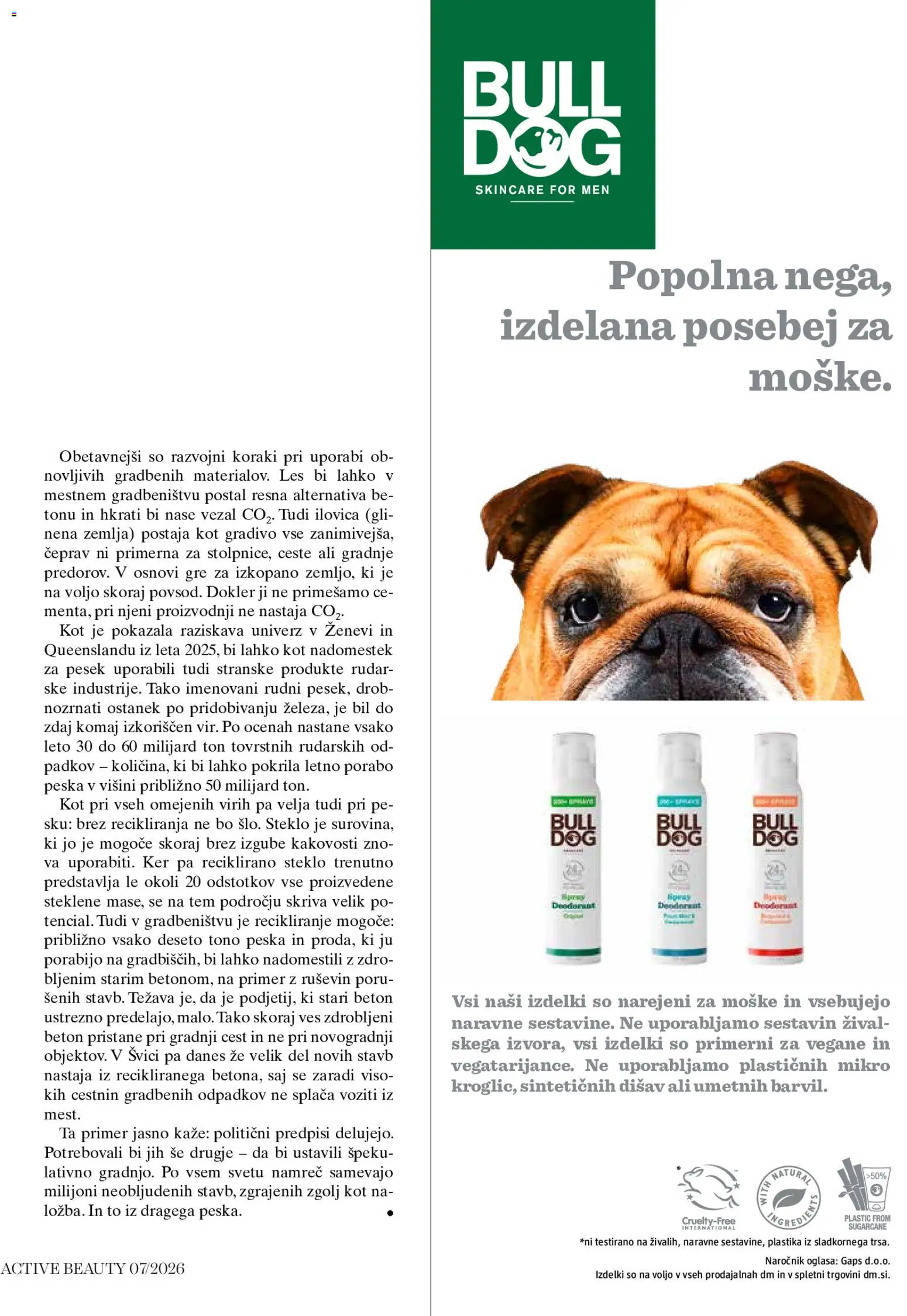 Novi DM Drogerie Markt katalog ponudbe – veljaven od 01.07.2026 | Stran: 69 | Izdelki: Žemlja, Deodorant, Beton