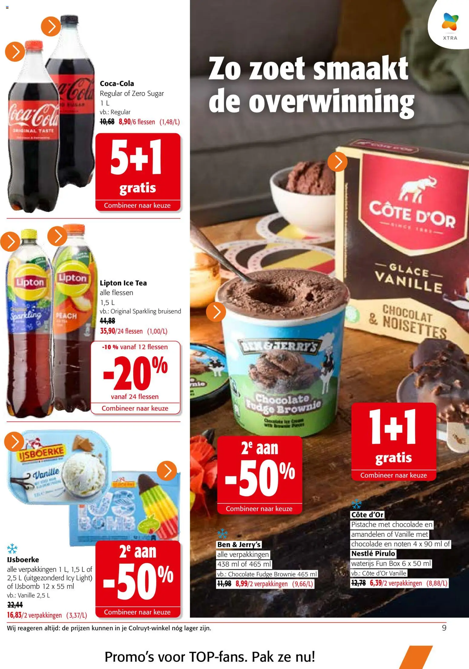 {H1} | Pagina: 9 | Producten: Coca Cola, Noten, Box, Chocolade