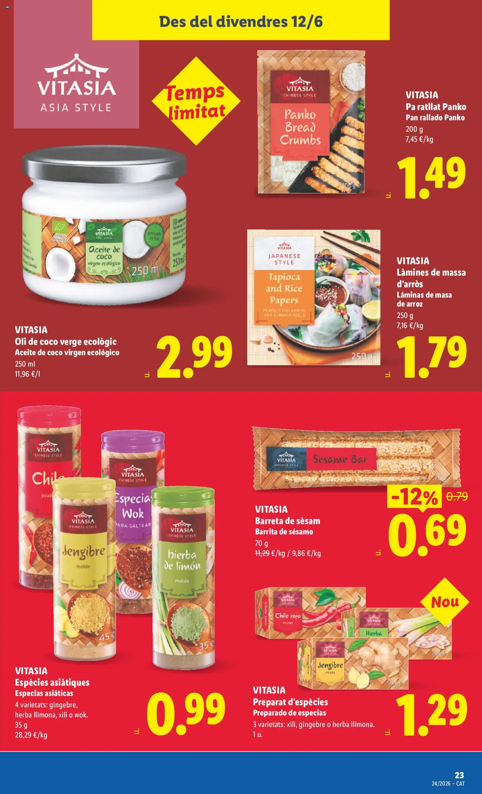 Lidl folleto │ válido desde el 08.06.2026 | Página: 41 | Productos: Pan, Arroz, Τυρόπιτα, Aceite de coco