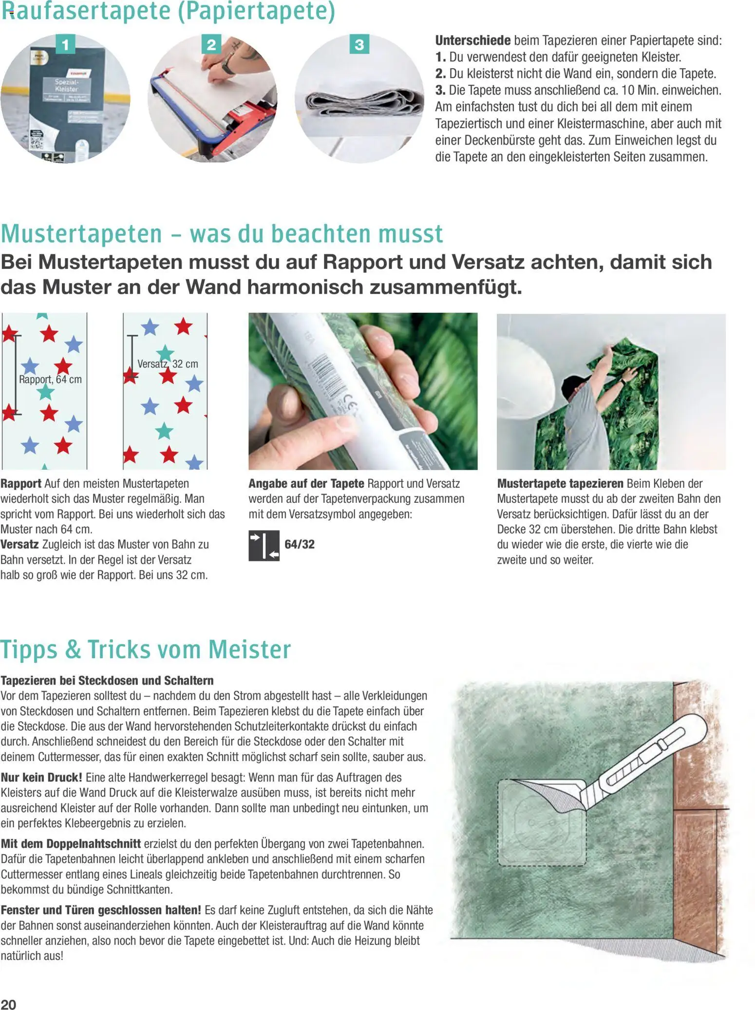 Toom Baumarkt Wände streichen und tapezieren – gültig ab 01.01.2026 | Seite: 20 | Produkte: Decke, Steckdose