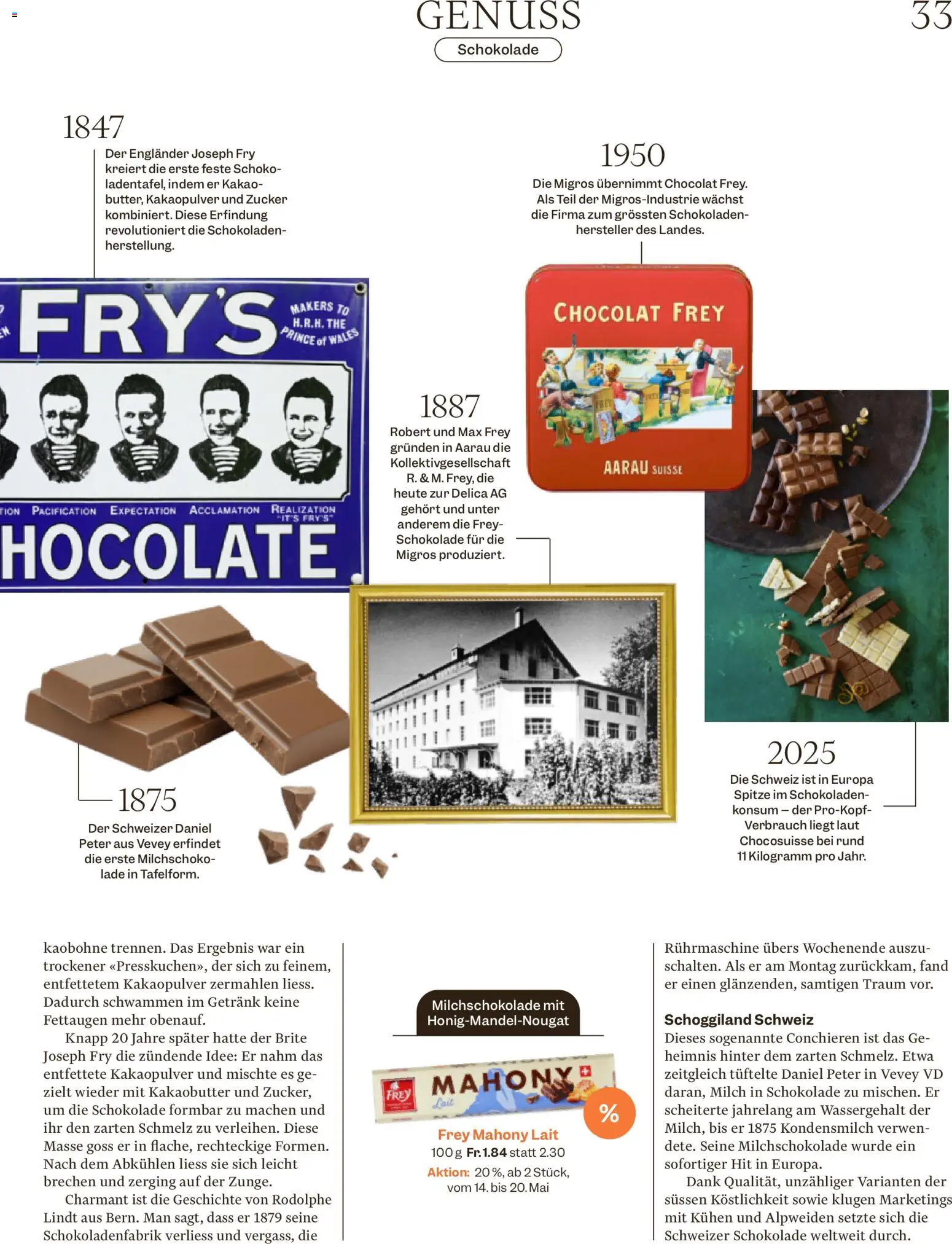 Migros aktionen Magazin – gültig ab 13.05.2026 | Seite: 33
