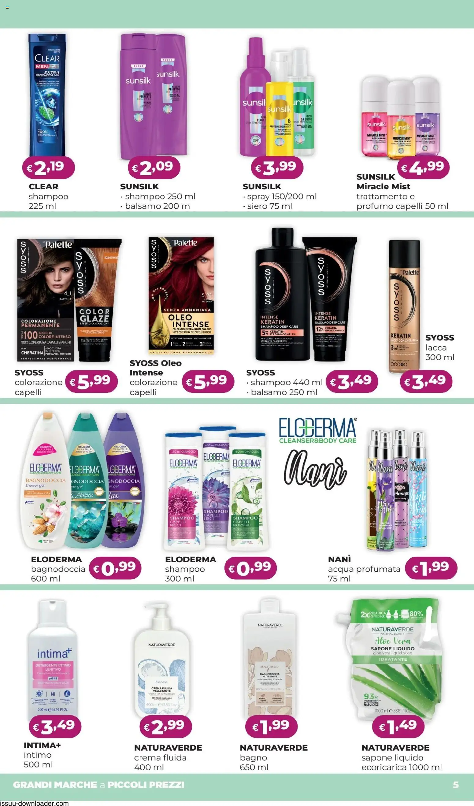 Volantino La Saponeria del 13/08/2026 | Pagina: 5 | Prodotti: Maschera, Lacca, Sapone, Ingredienti