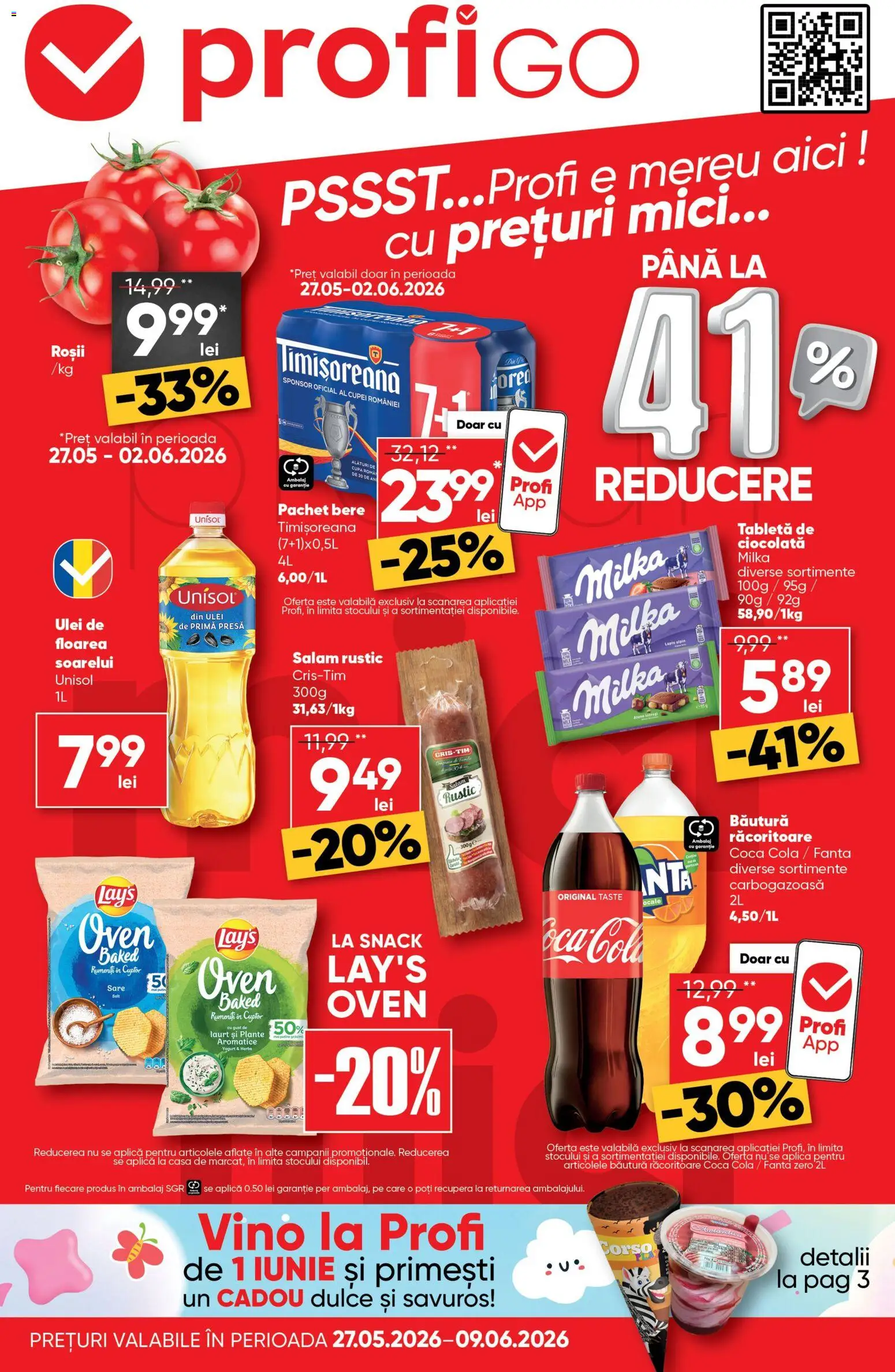 Noul catalog Profi – valabil de la 27.05.2026 | Pagină: 1 | Produse: Tabletă, Cuptor, Salam, Roșii