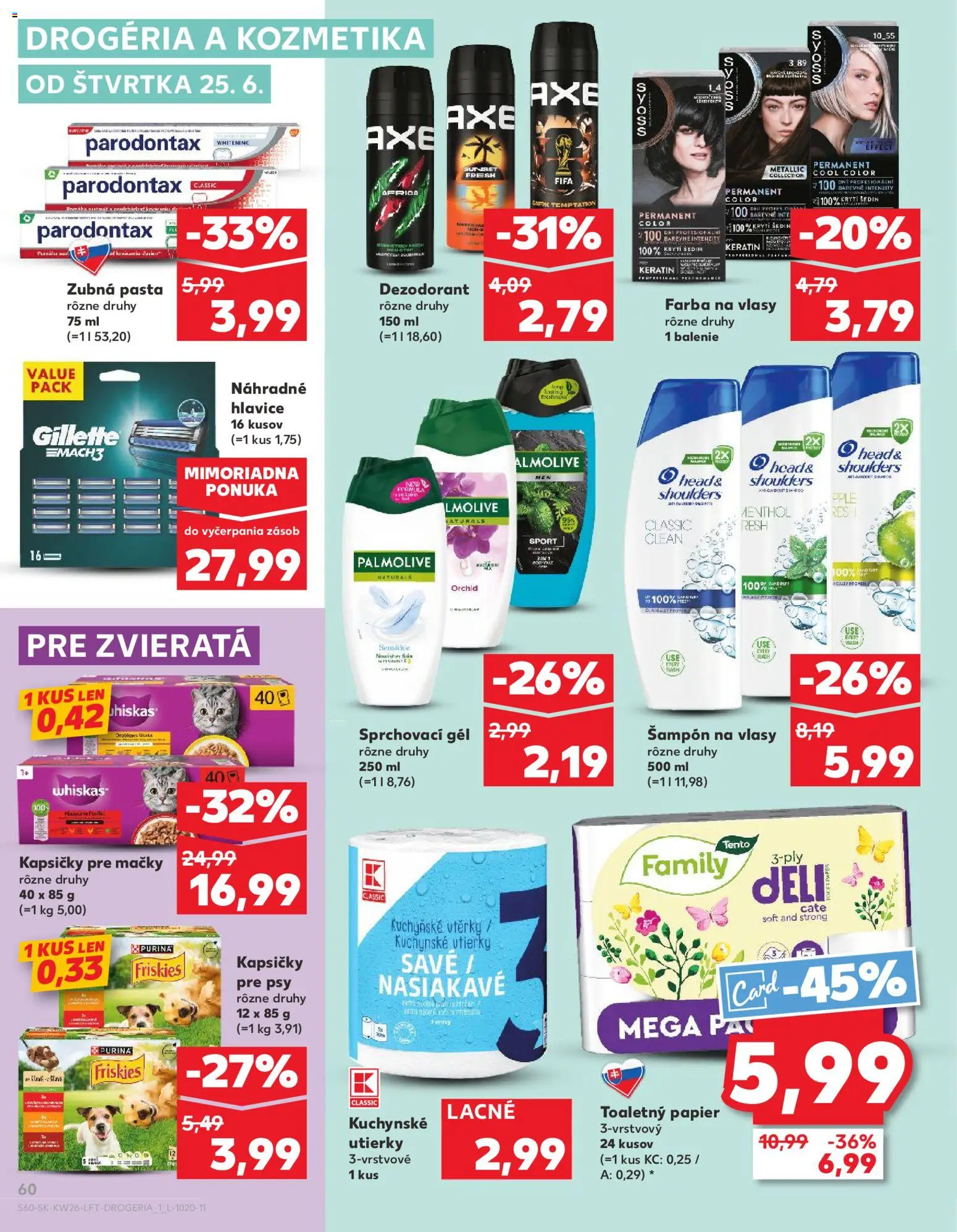 Nové Kaufland akcie – leták je platný od 25.06.2026 | Strana: 60