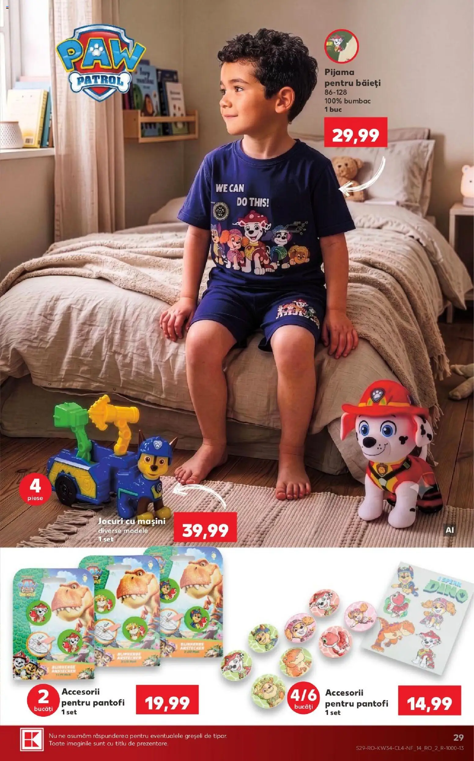 Noul catalog Kaufland – valabil de la 19.08.2026 | Pagină: 29 | Produse: Pantofi, Pijamă