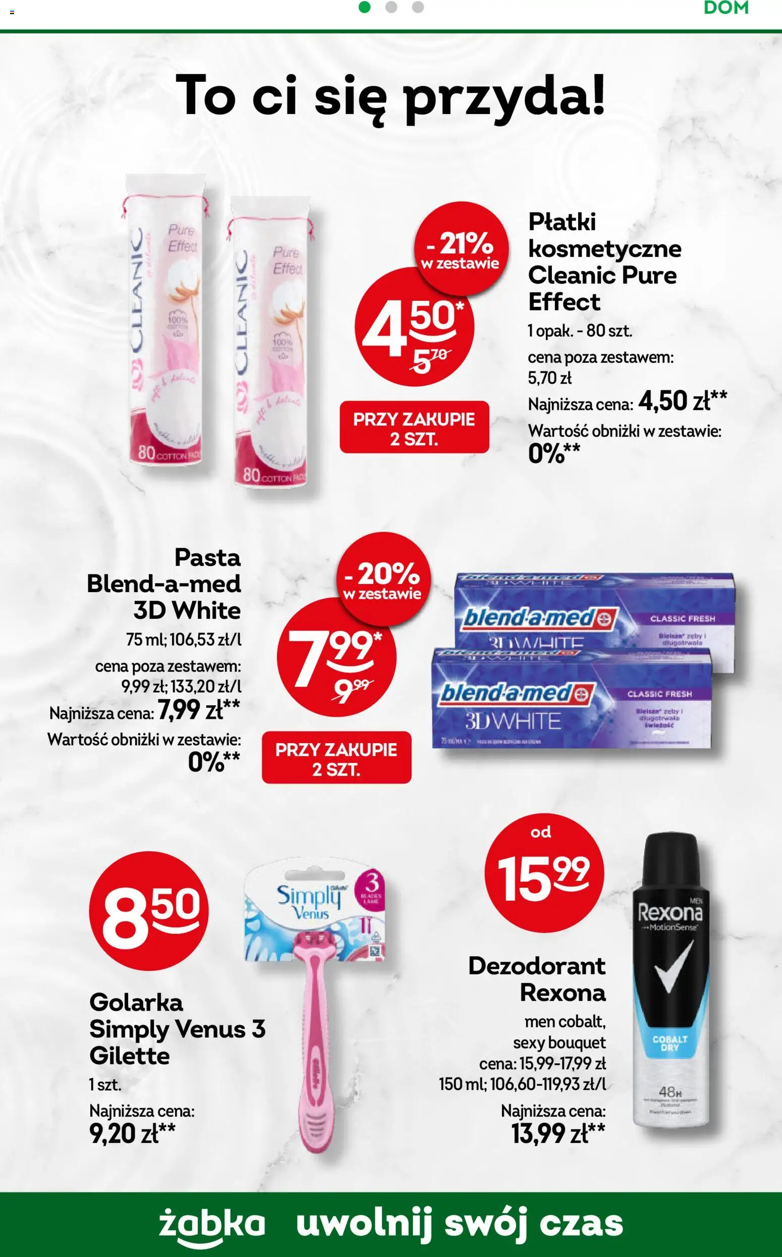 Żabka gazetka od 29.07.2026 | Strona: 86 | Produkty: Golarka, Pasta, Płatki, Dezodorant