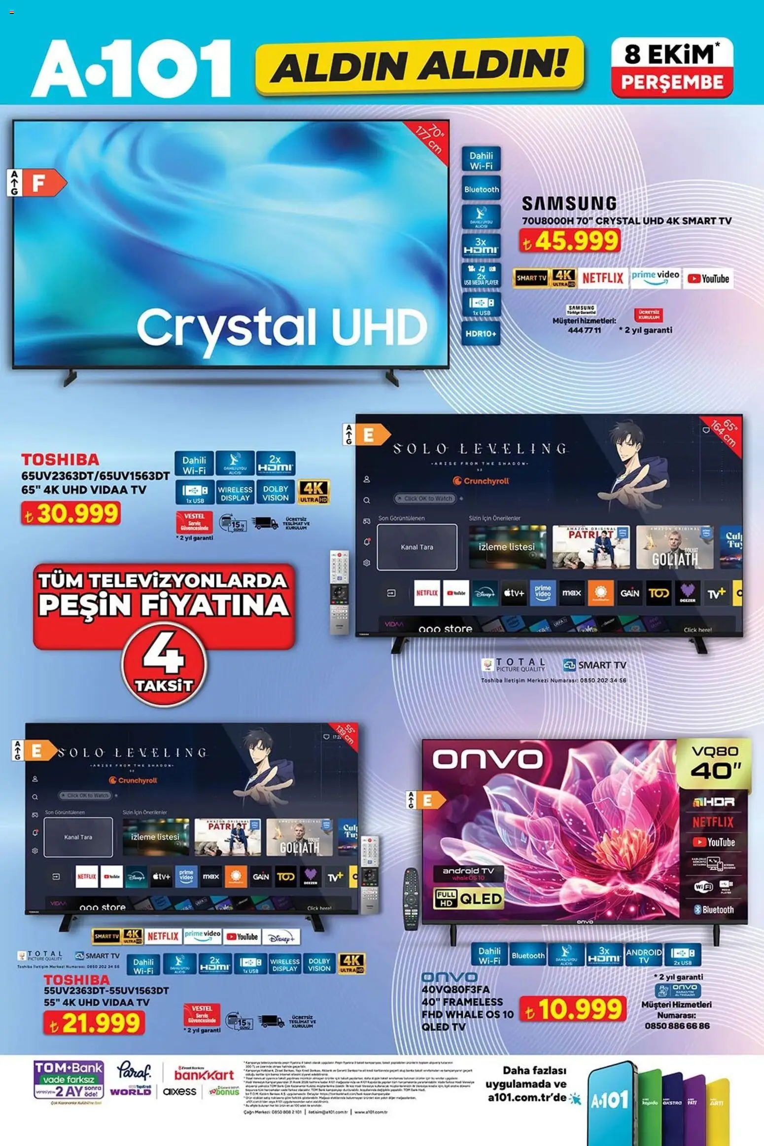 A101 - Katalog Aldın Aldın - 08 Ekim 2026 tarihinden itibaren geçerlidir | Sayfa: 4