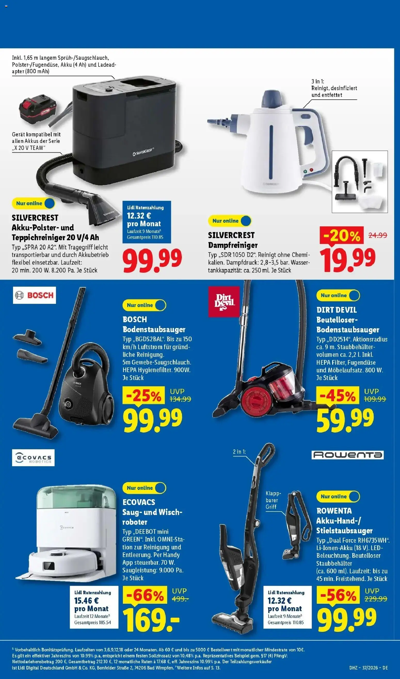 Lidl Prospekt Düsseldorf (ab 07.09.2026) zum Blättern » Angebote | Seite: 15 | Produkte: Bosch, Roboter, Bad, Wasser