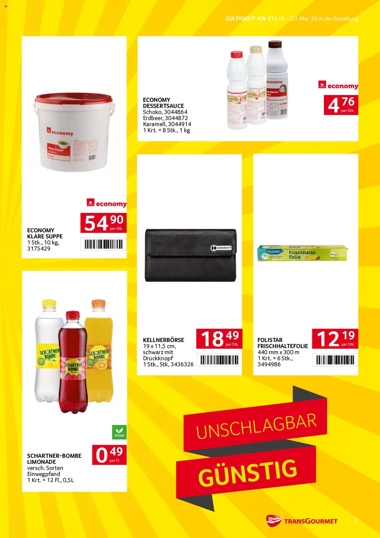 Transgourmet Zustellaktion gültig ab 18.05.2026 | Seite: 5