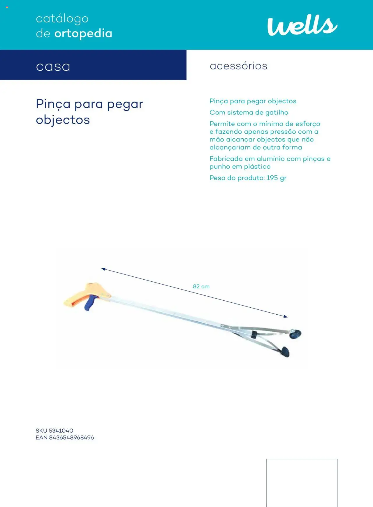 Well’s Catálogo de Ortopedia │ válido de 12/02/2024 | Página: 110 | Produtos: Pinça