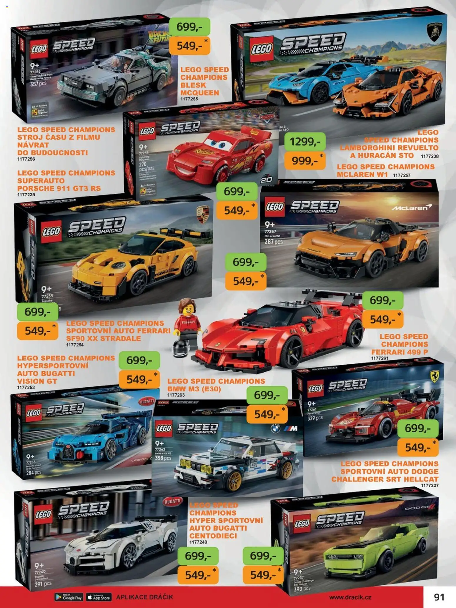 Dráčik katalog - Vánoce od 08.10.2026 | Strana: 91 | Produkty: LEGO, Bugatti