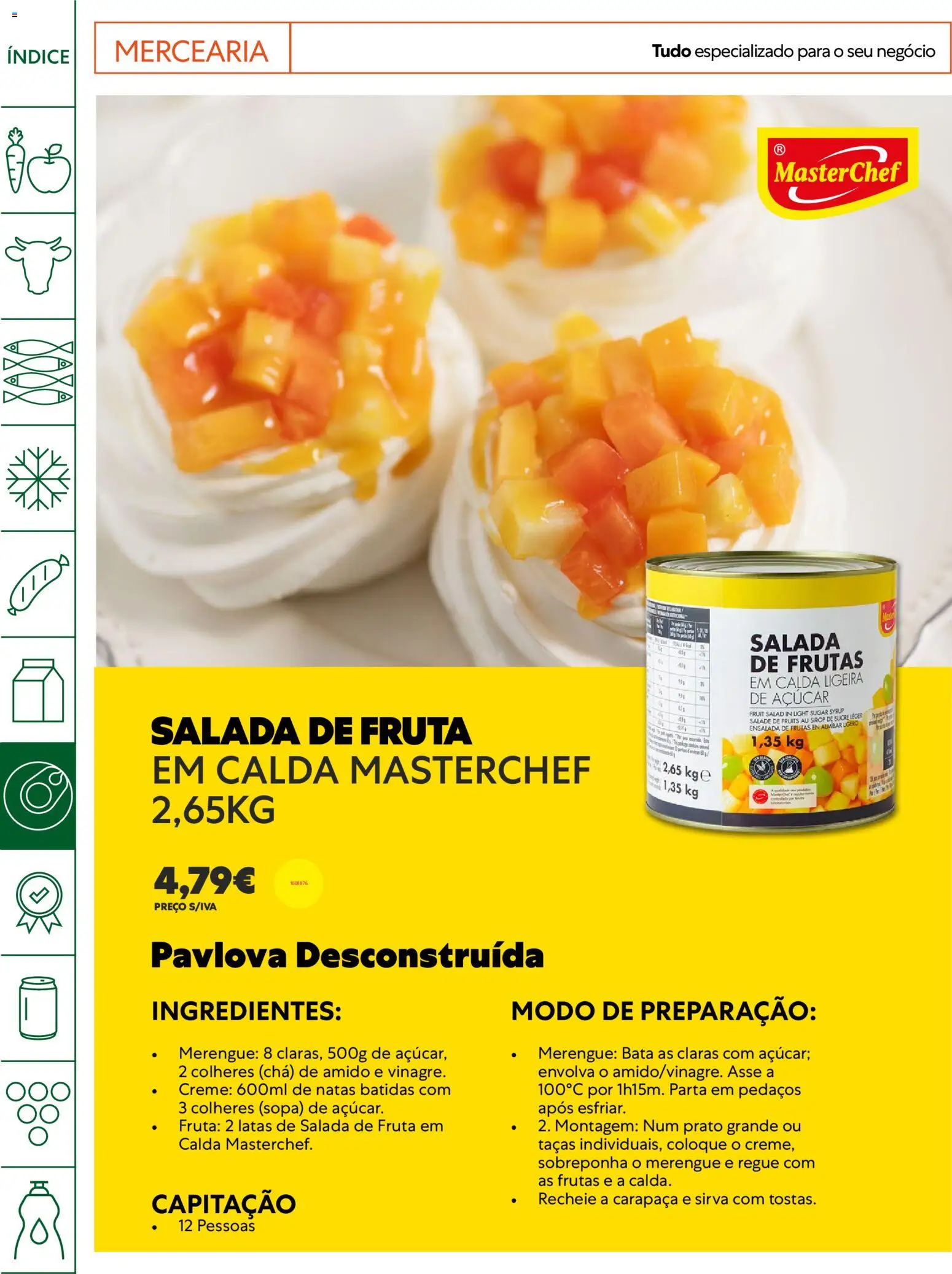 Recheio Horeca │ válido de 19.05.2026 | Página: 22 | Produtos: Taças, Chá, Açúcar, Salada