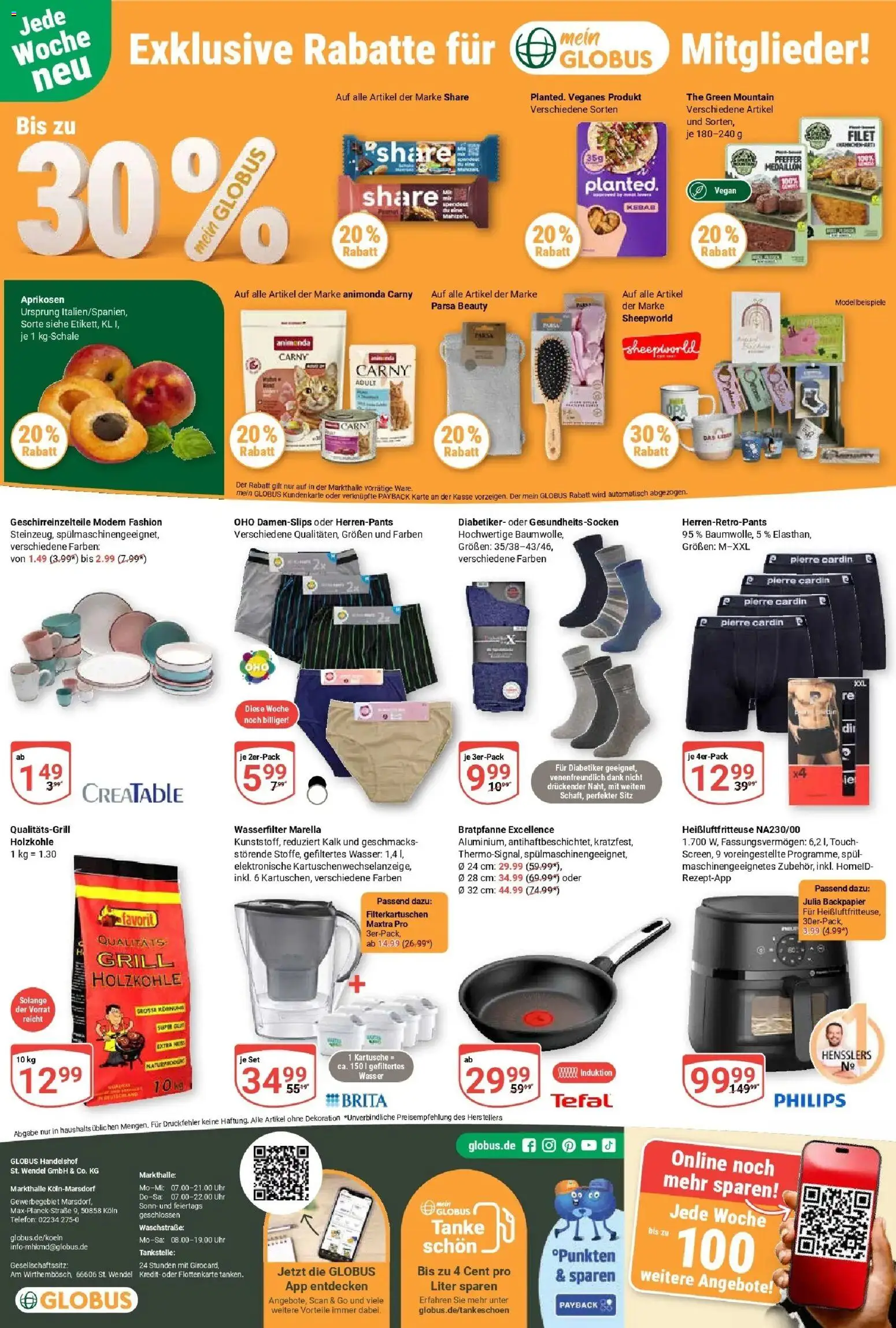 Globus Prospekt Köln (ab 03.08.2026) » Angebote online | Seite: 26 | Produkte: Grill, Kalk, Pfeffer, Heißluftfritteuse