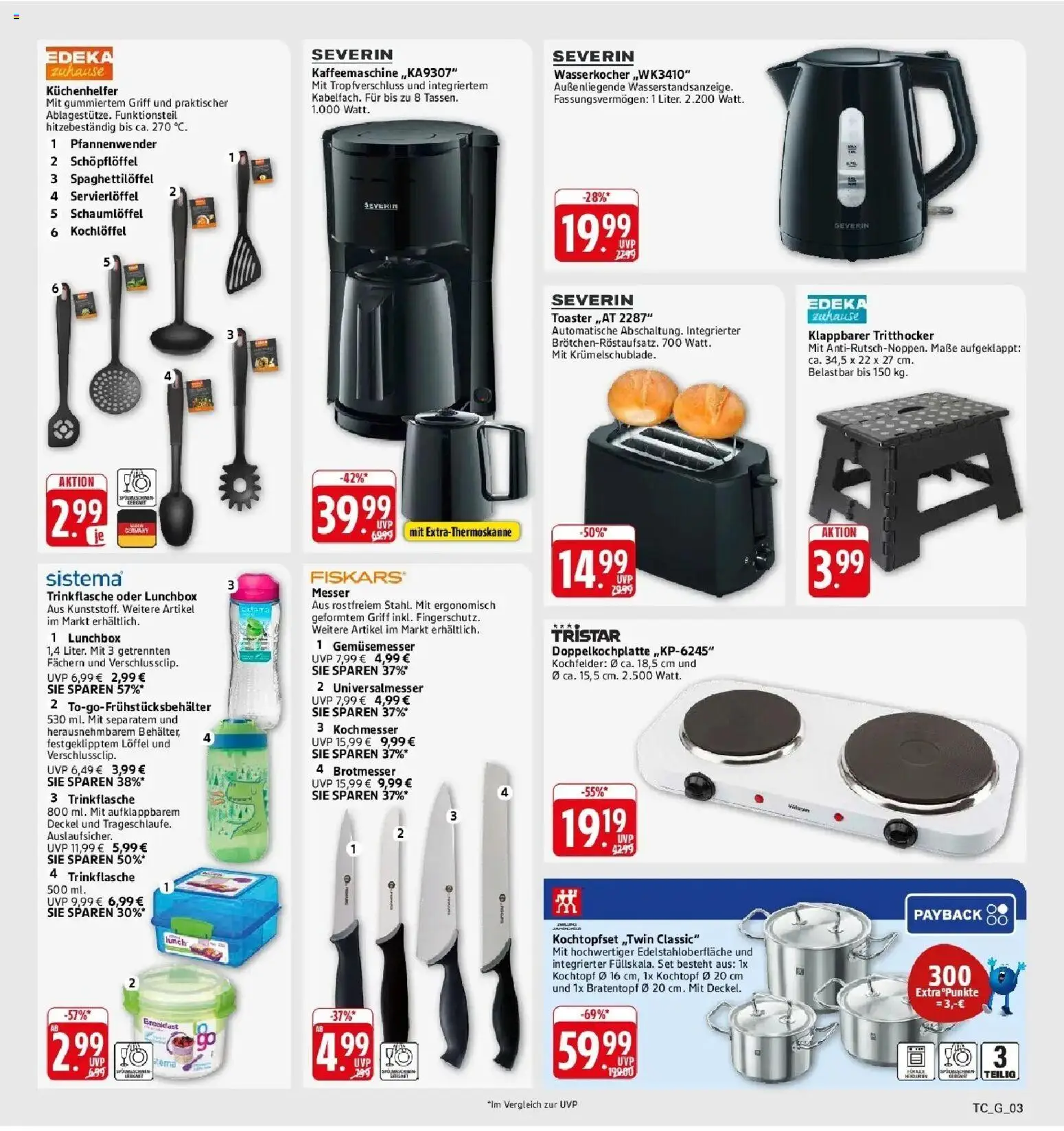 Edeka Prospekt Kirchheim-Teck (ab 24.08.2026) » Angebote Online | Seite: 54 | Produkte: Kaffeemaschine, Wasserkocher, Toaster