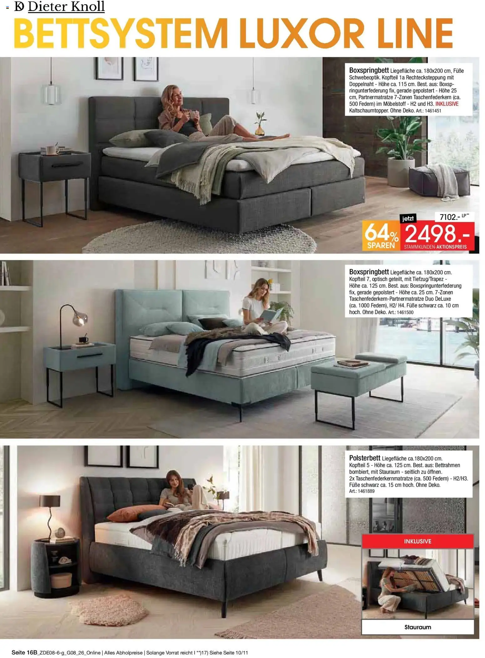Zurbrüggen - Zurbrüggen: Bonus Sonder-Tage – gültig ab 31.07.2026 | Seite: 20 | Produkte: Boxspringbett, Polsterbett