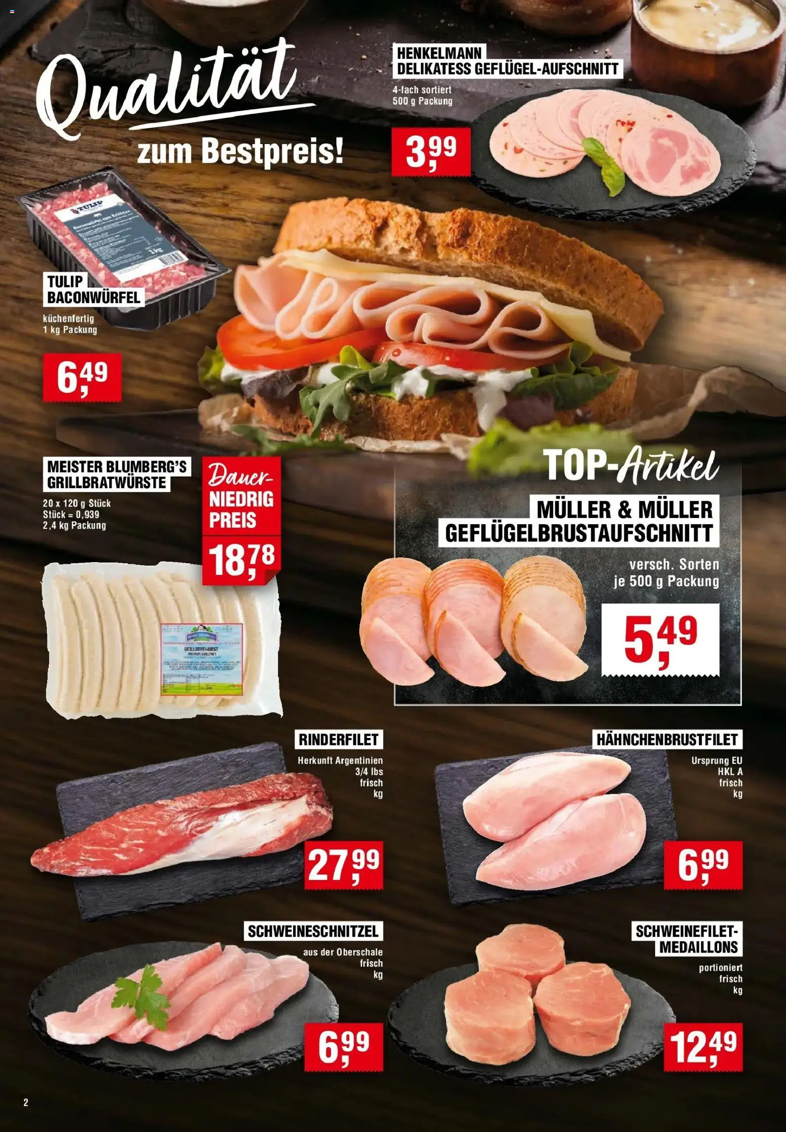 Edeka Prospekt Kulmbach (ab 20.08.2026) » Angebote Online | Seite: 2 | Produkte: Rinderfilet, Schweinefilet