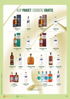 Pogląd oferty "Eurocash gazetka - Katalog Alkoholowy" - ważna od 01.05.2026 | Strona: 24 | Produkty: Bourbon, Vodka