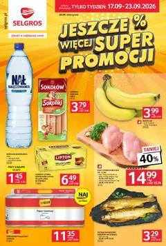 Pogląd oferty "Selgros cash&carry gazetka - Jeszcze więcej super promocji" - ważna od 17.09.2026