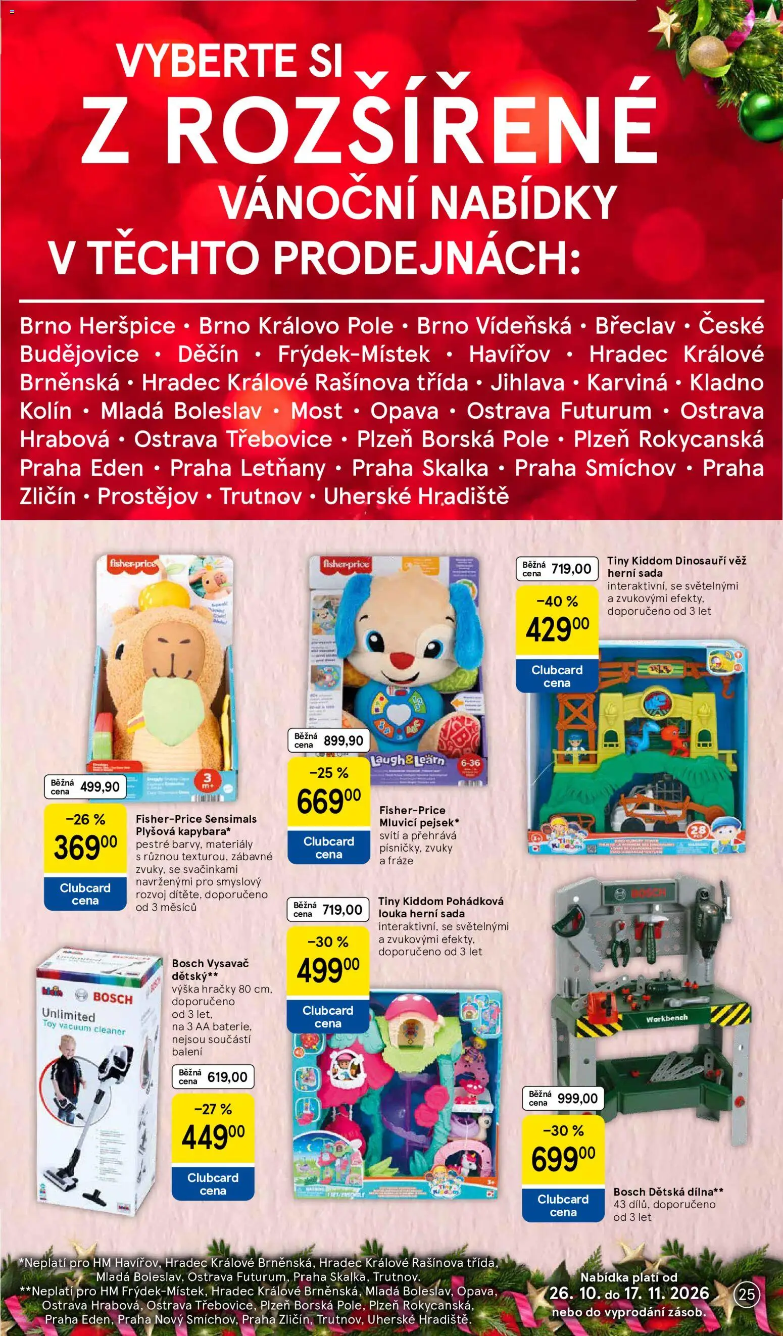 Tesco leták - Vánoční katalog hraček od 26.10.2026 | Strana: 25