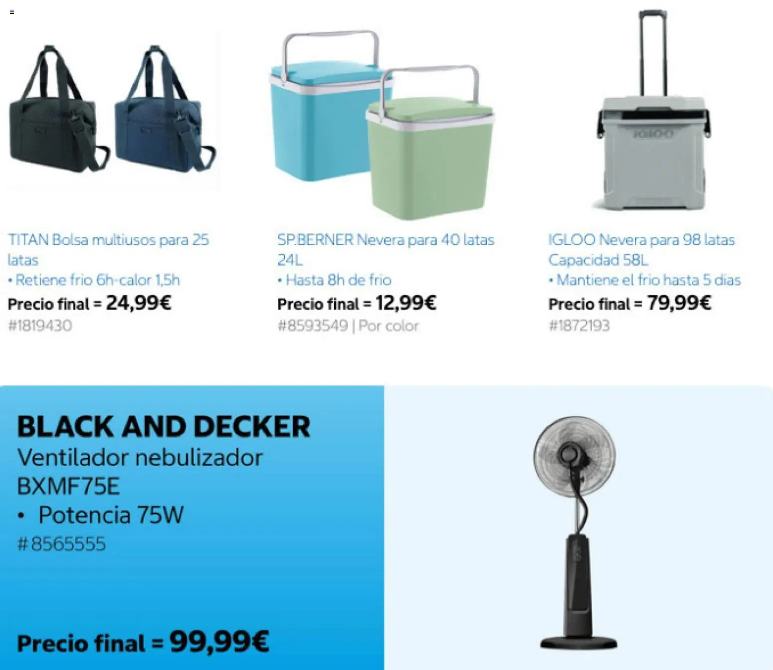 Costco catálogo │ válido desde el 04.05.2026 | Página: 4 | Productos: Bolsa, Nevera, Ventilador