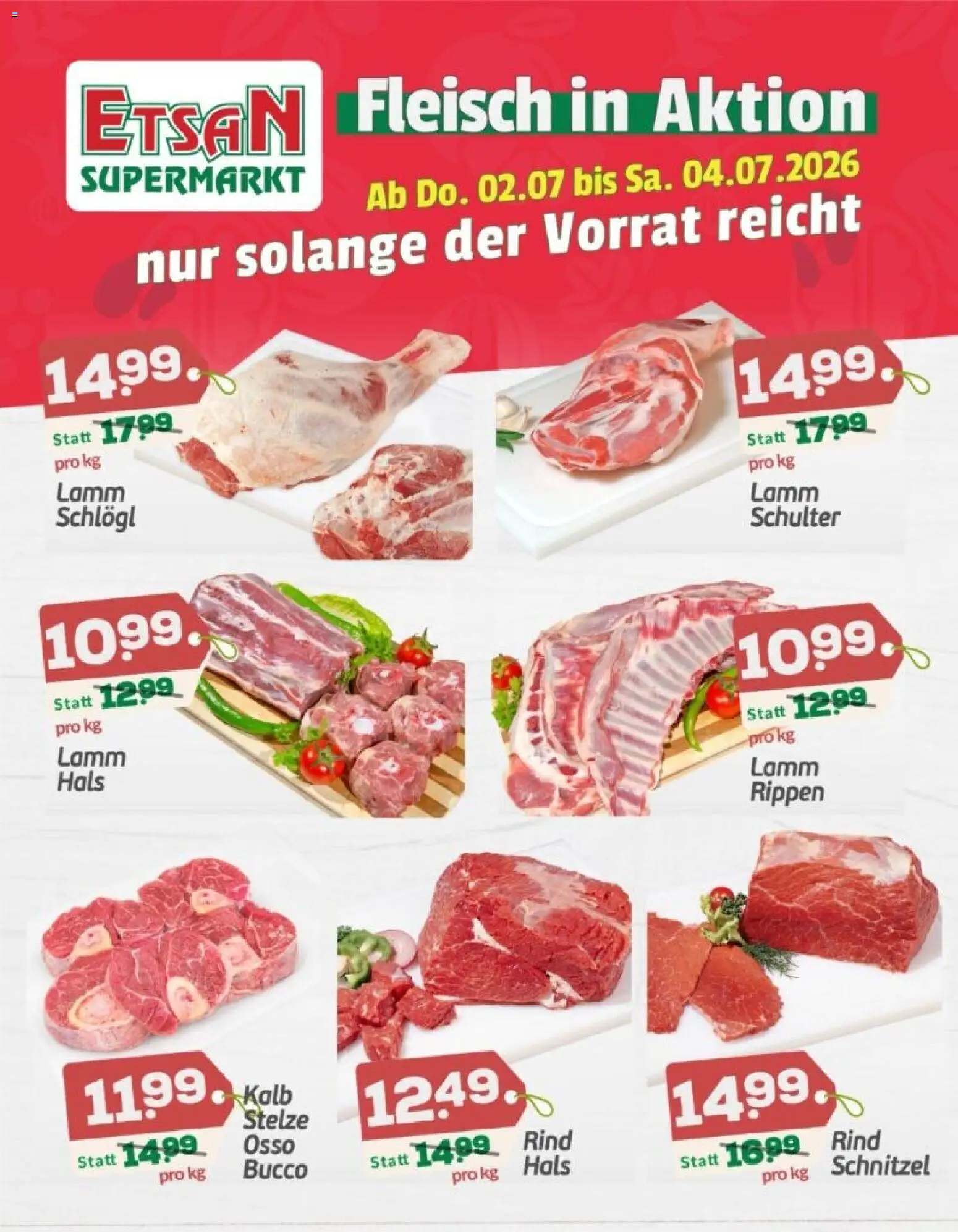 ETSAN Fleisch in Aktion gültig ab 02.07.2026 | Seite: 1