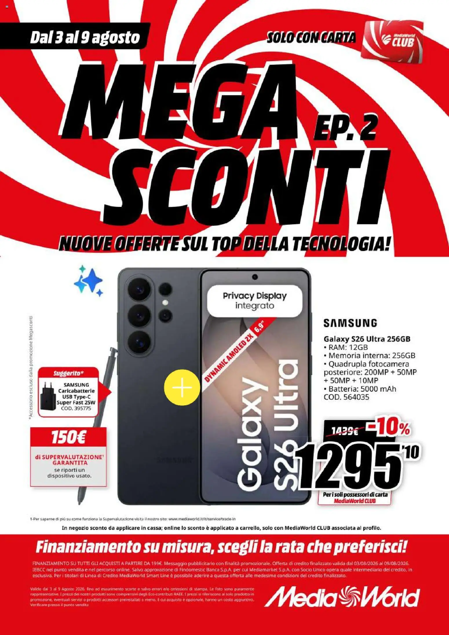Volantino Media World del 03/08/2026 | Pagina: 9