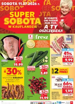 Náhled letáku Kaufland Polsko leták od 09.07.2026 | Strana: 24 | Produkty: Máslo, Ryby, Filet, Karty