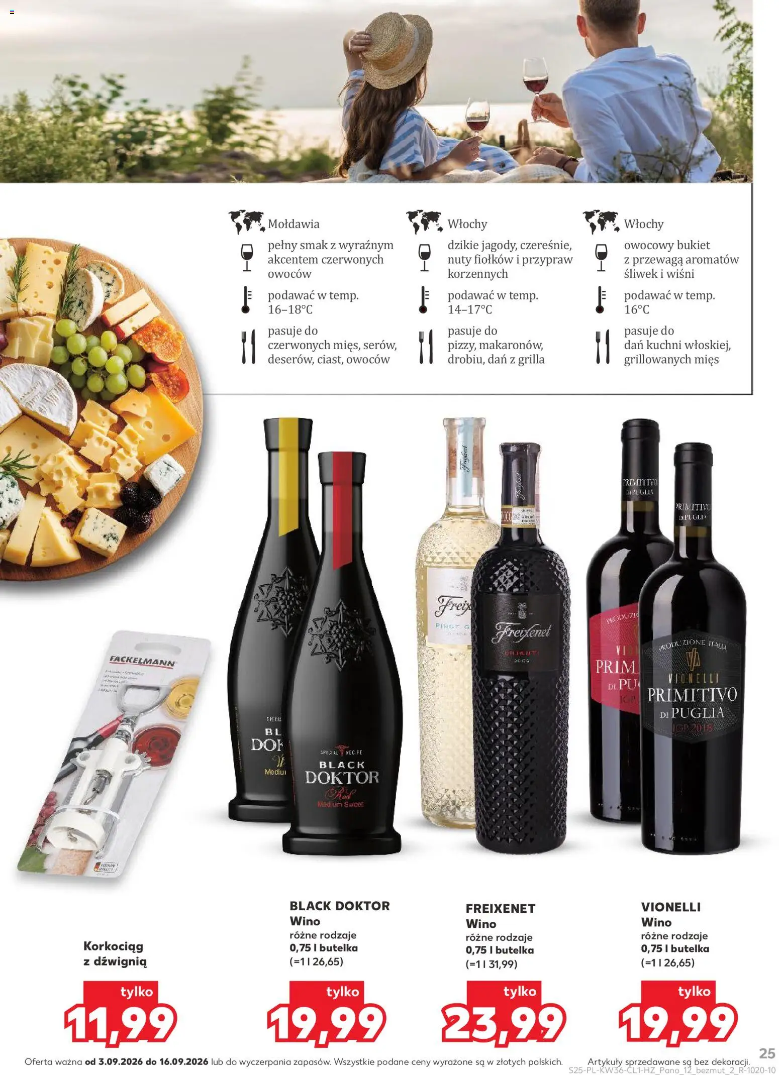 Kaufland Polsko leták - Barek od 03.09.2026 | Strana: 25 | Produkty: Med, Primitivo
