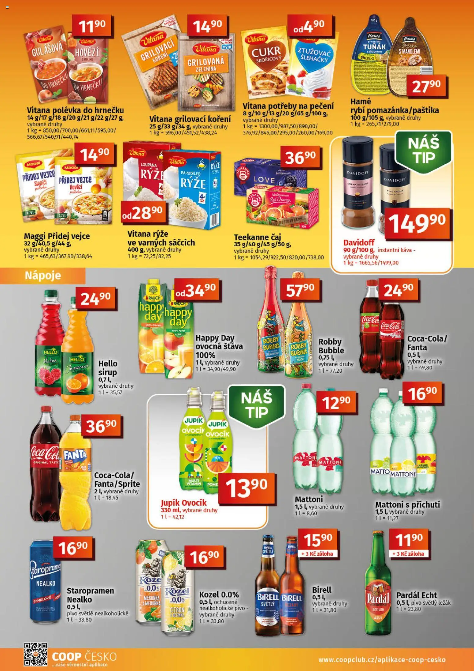 Coop leták - Tuty od 01.07.2026 | Strana: 6 | Produkty: Vejce, Fanta, Sirup, Cola