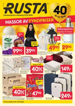 Rusta erbjudanden - Förhandsvisning av reklamblad från butik Rusta aktuell från 19/10/2026