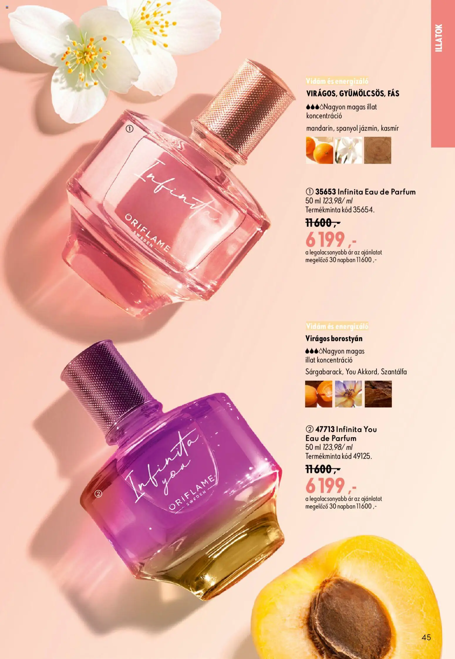 Oriflame akciós ujság - amely érvényes a következő dátumtól: 2026.09.09. | Oldal: 45 | Termékek: Parfüm